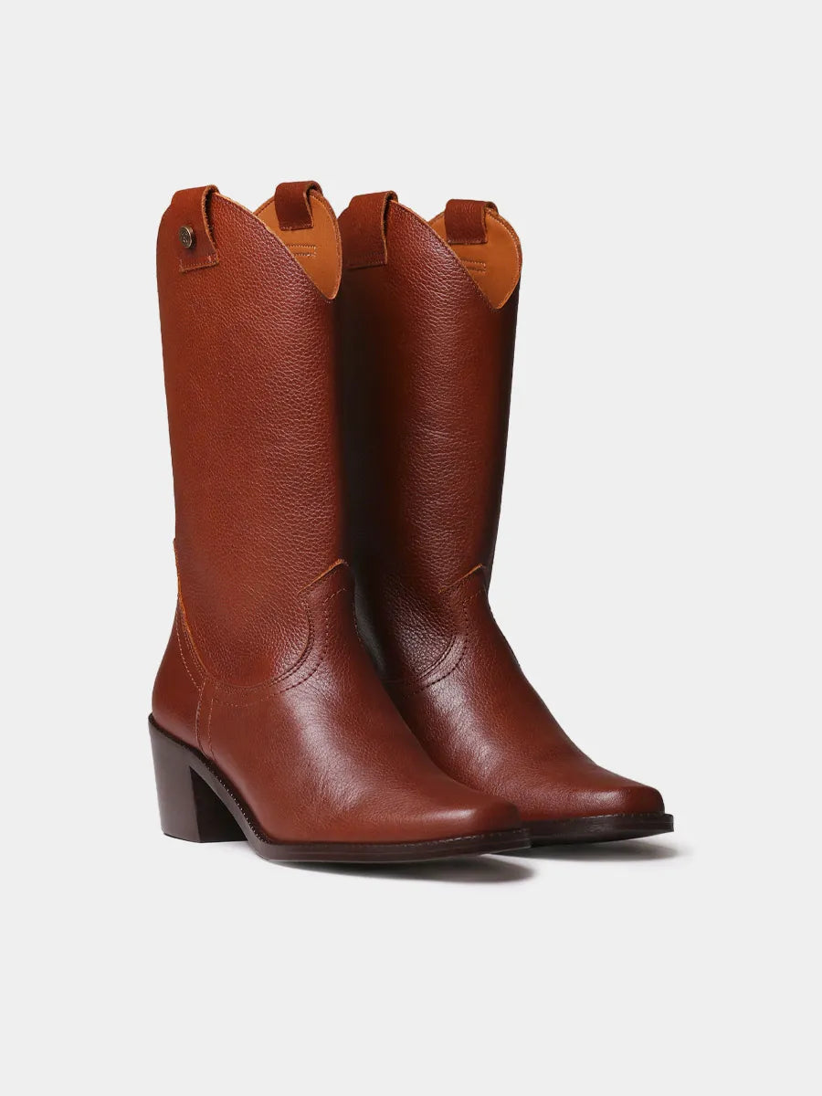 Toni Pons Ubeda boots femme cuir talon 6 cm