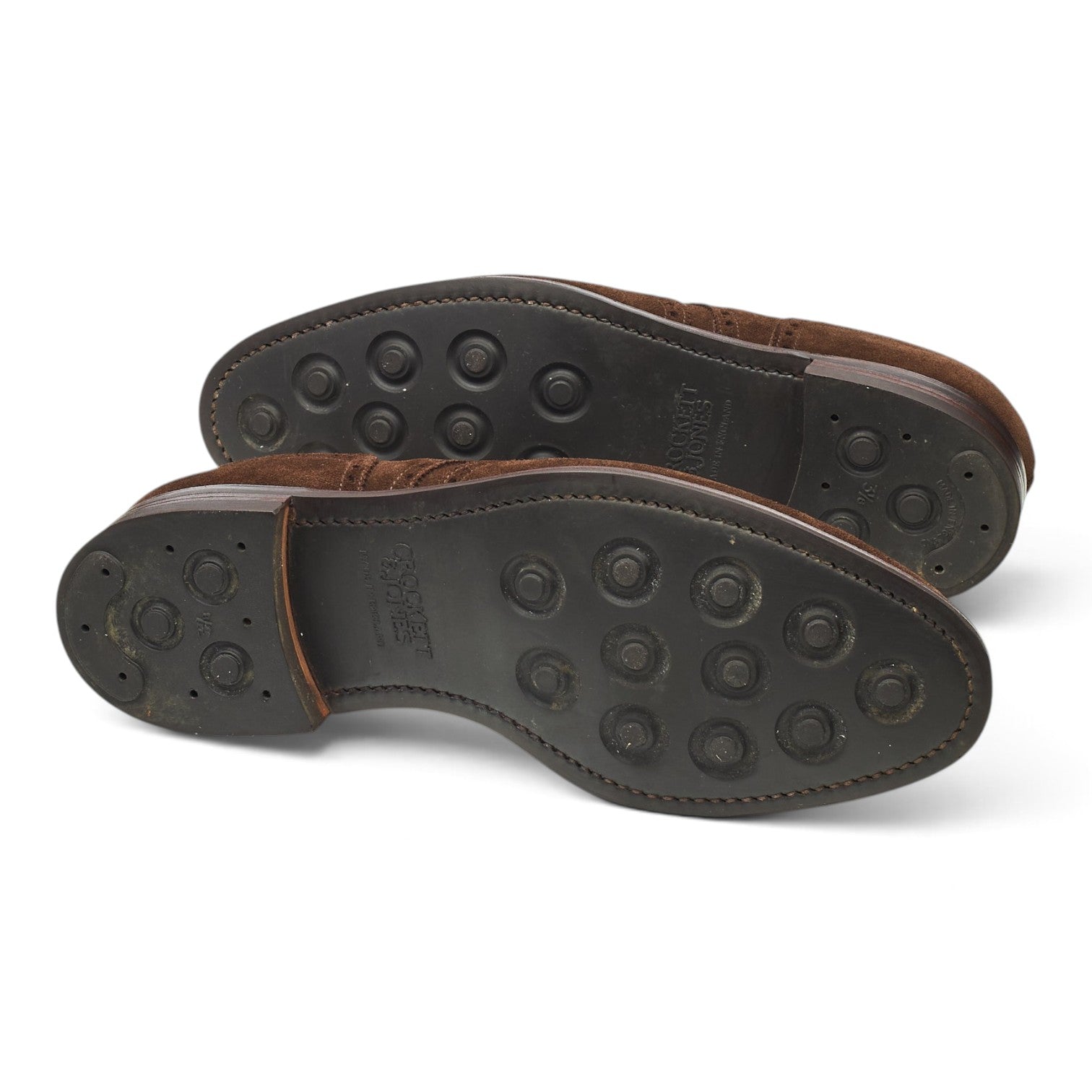 Crockett & Jones Cardiff derby suède marron 8.5 UK
