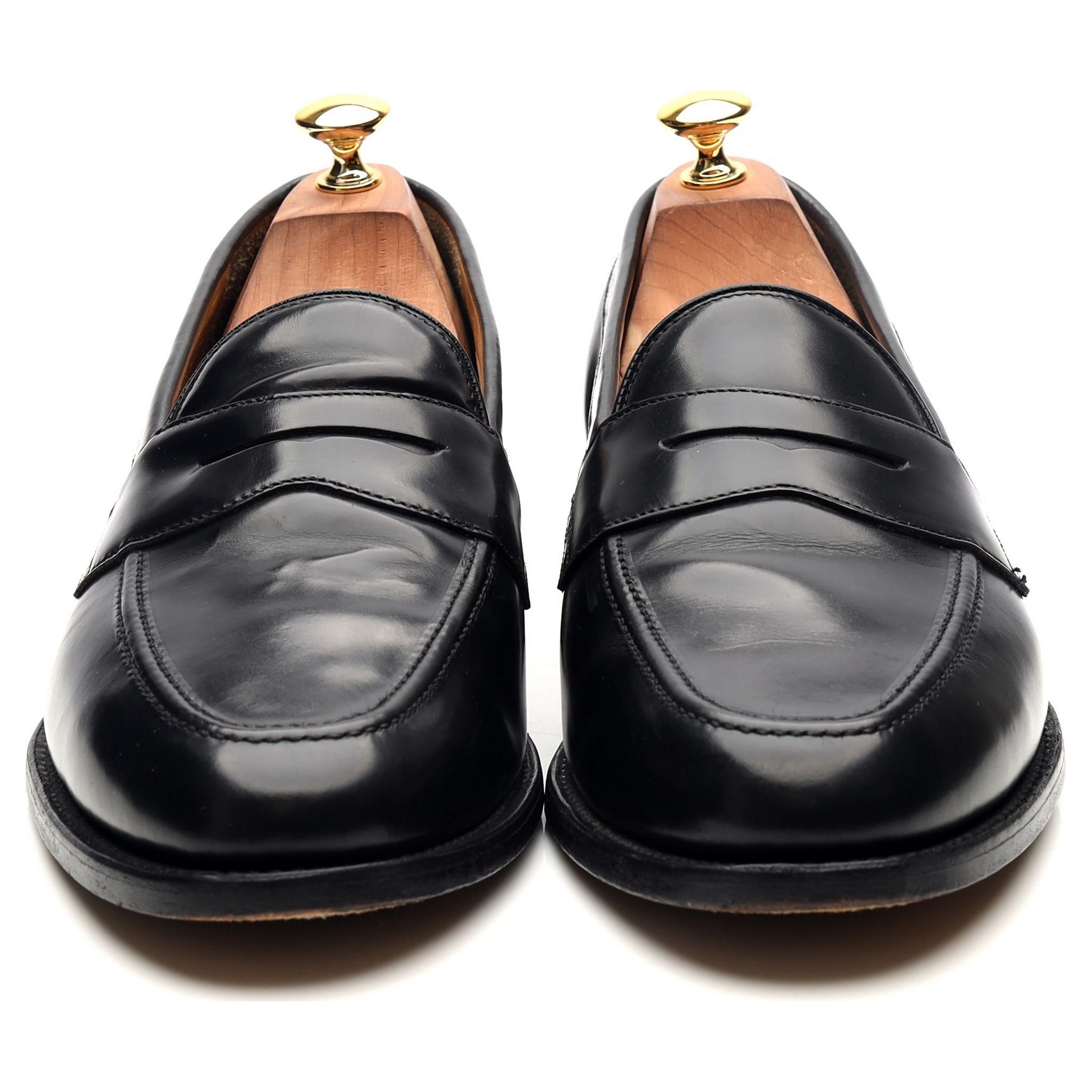 Loake Eton mocassins cuir noir 10