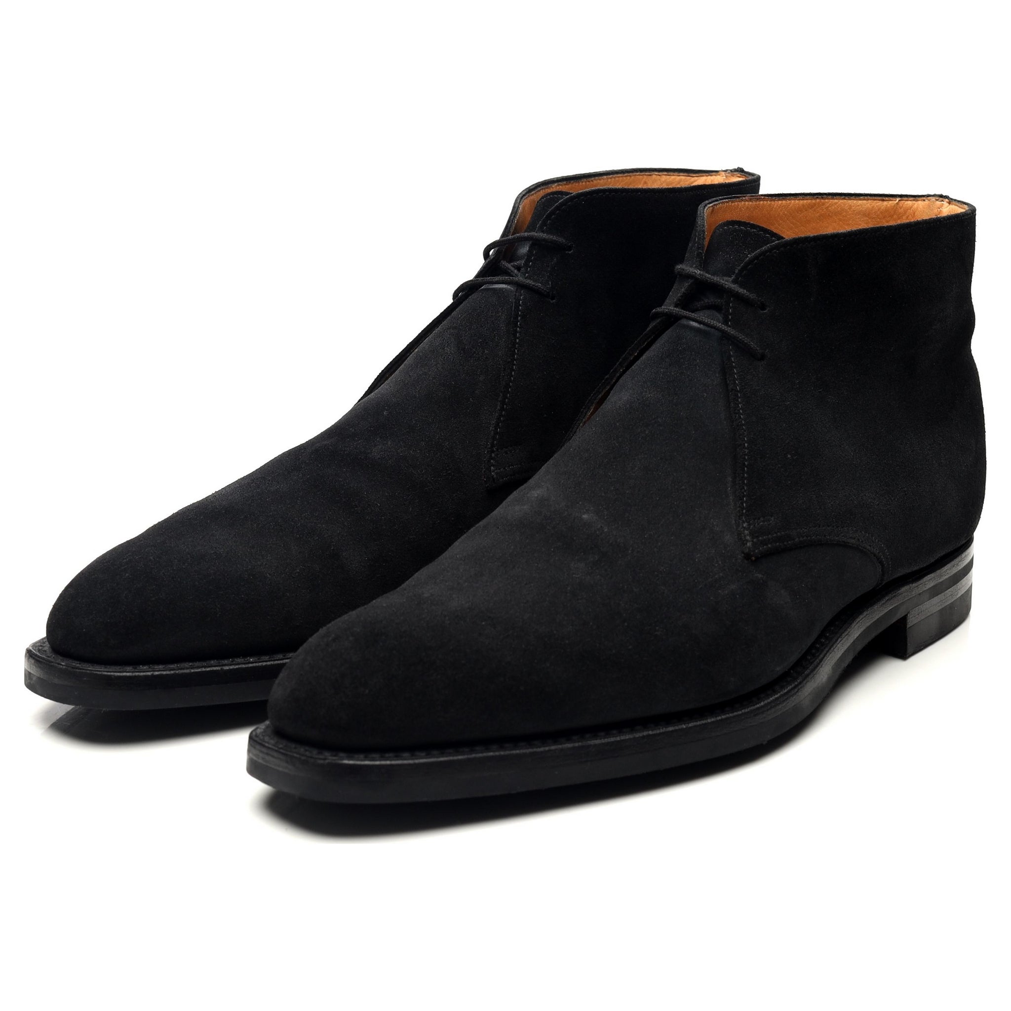 Crockett & Jones Tetbury boots chukka daim noir UK 9