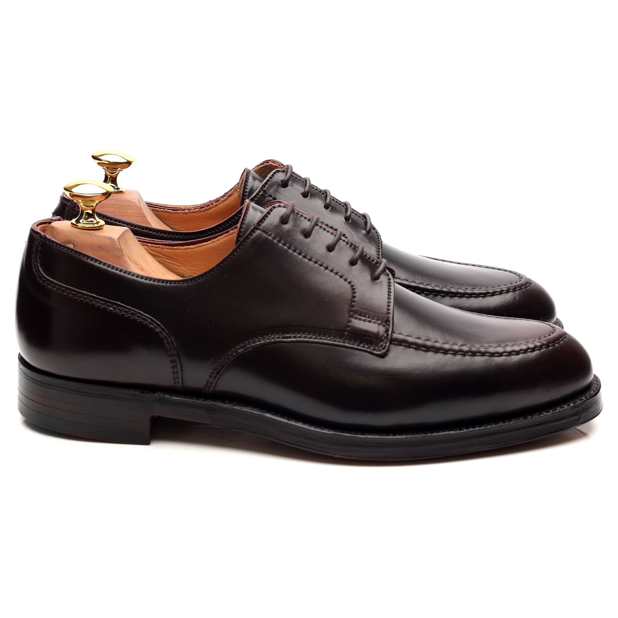 Crockett & Jones Onslow derby cuir cordovan bordeaux 6,5
