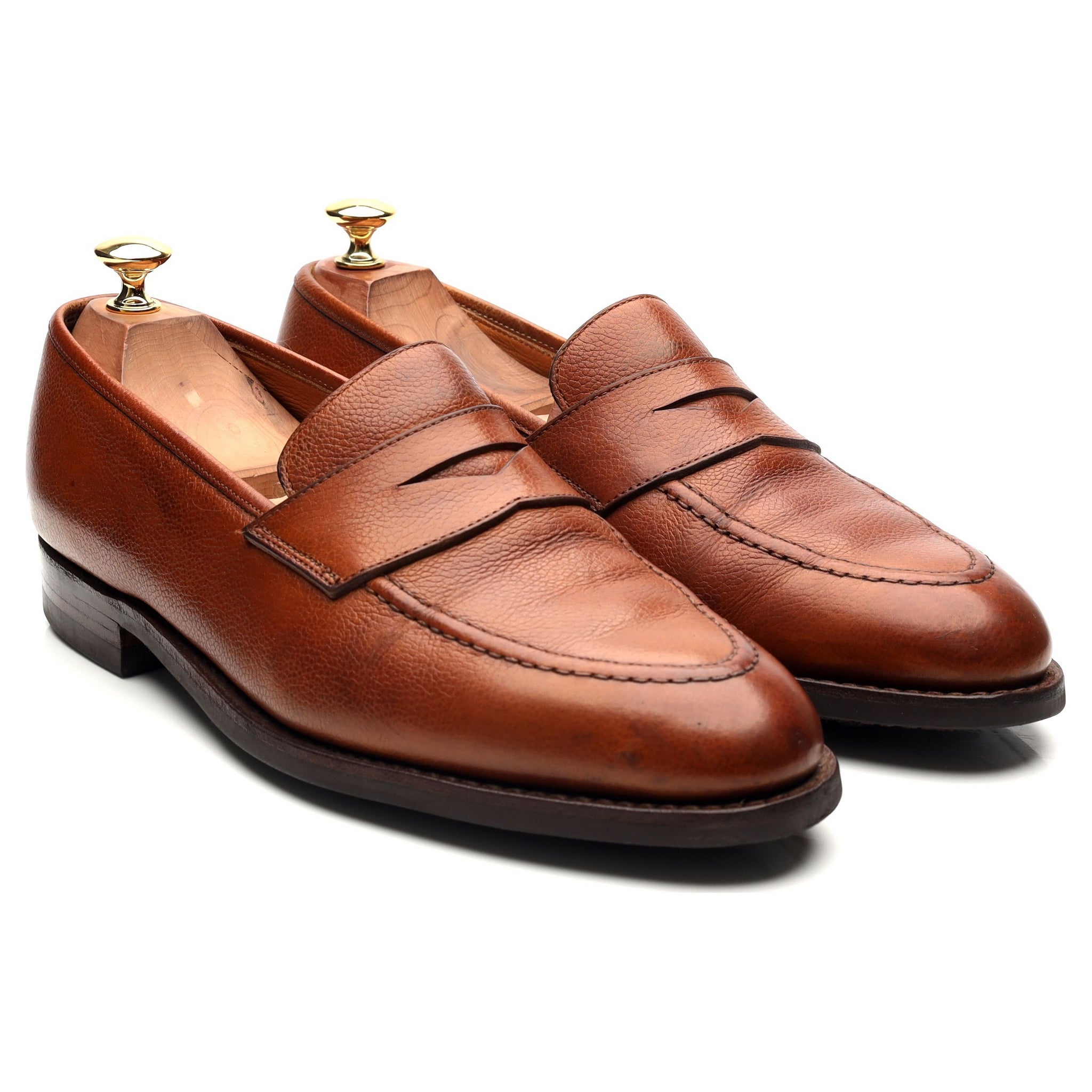 Crockett & Jones Stoke mocassin cuir marron UK 9
