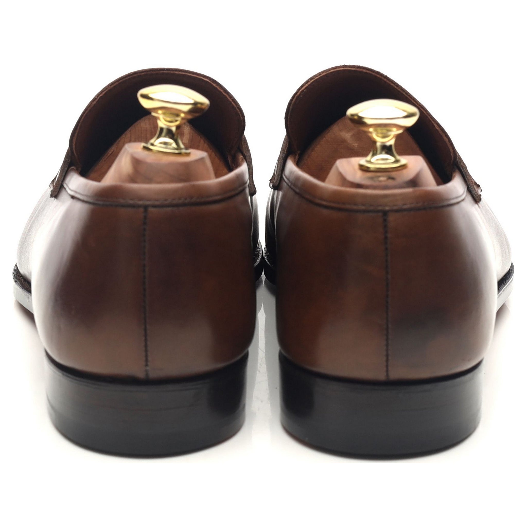 Crockett & Jones Bury mocassins cuir marron 7.5 UK
