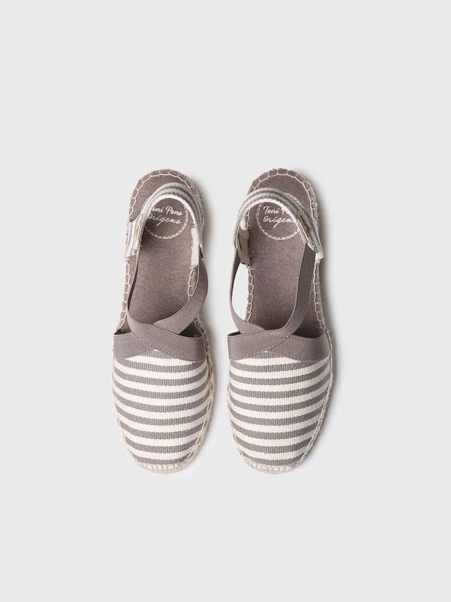 Toni Pons Terra-DD espadrille compensee taupe vegan