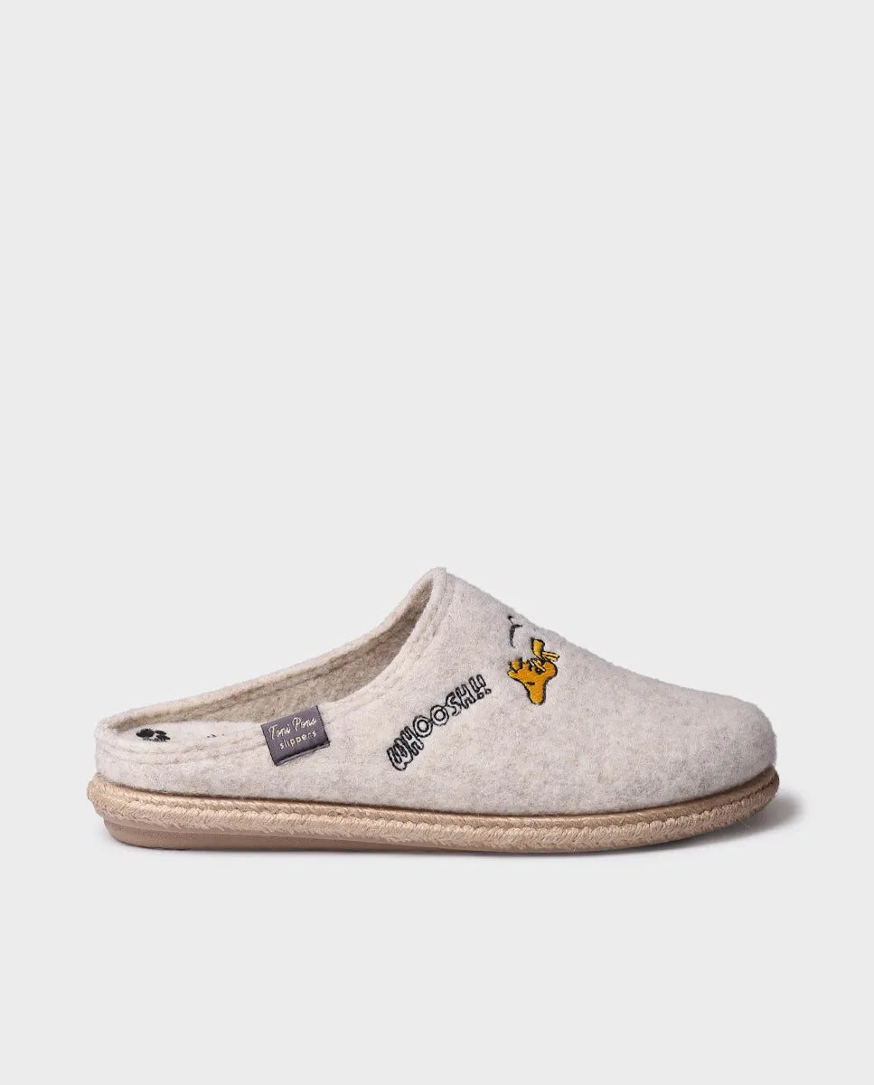 Toni Pons Snoopy mule femme feutre confort