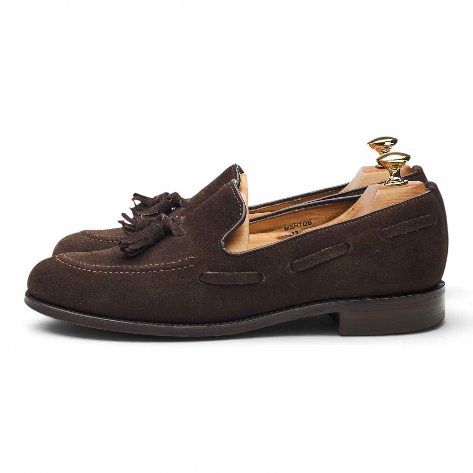 Charles Tyrwhitt mocassins à glands daim marron UK 6,5