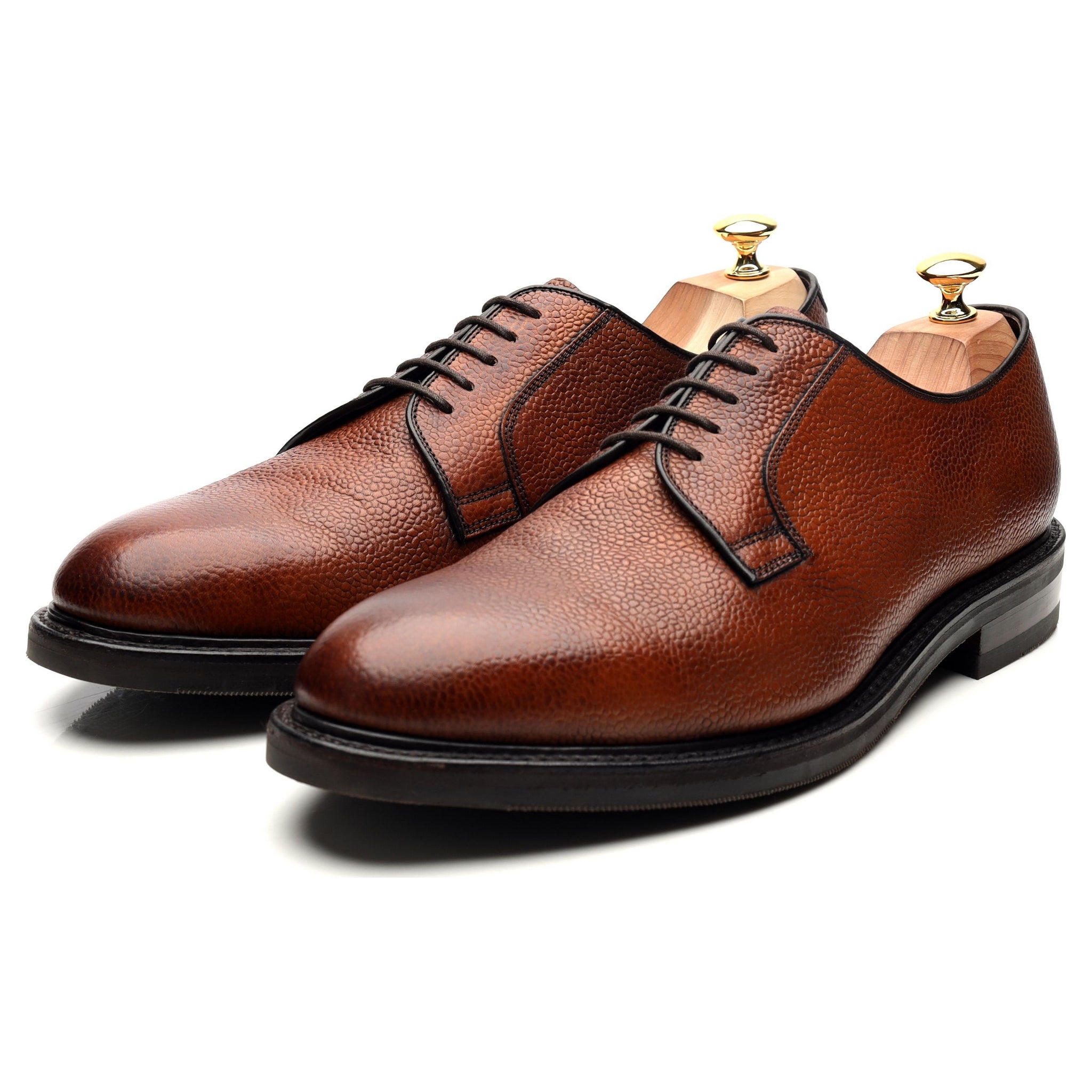 Loake 1880 Country Leyburn derby cuir marron UK 11