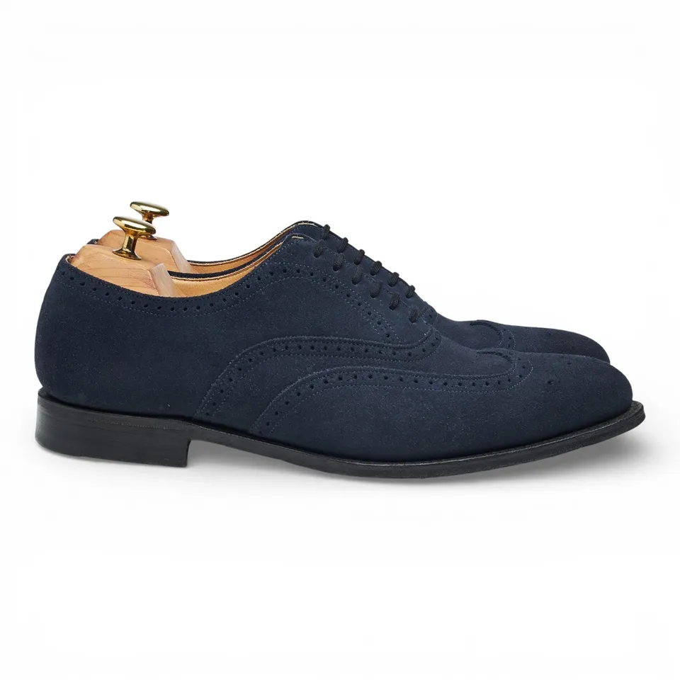 Church’s Berlin richelieu daim bleu marine UK 8