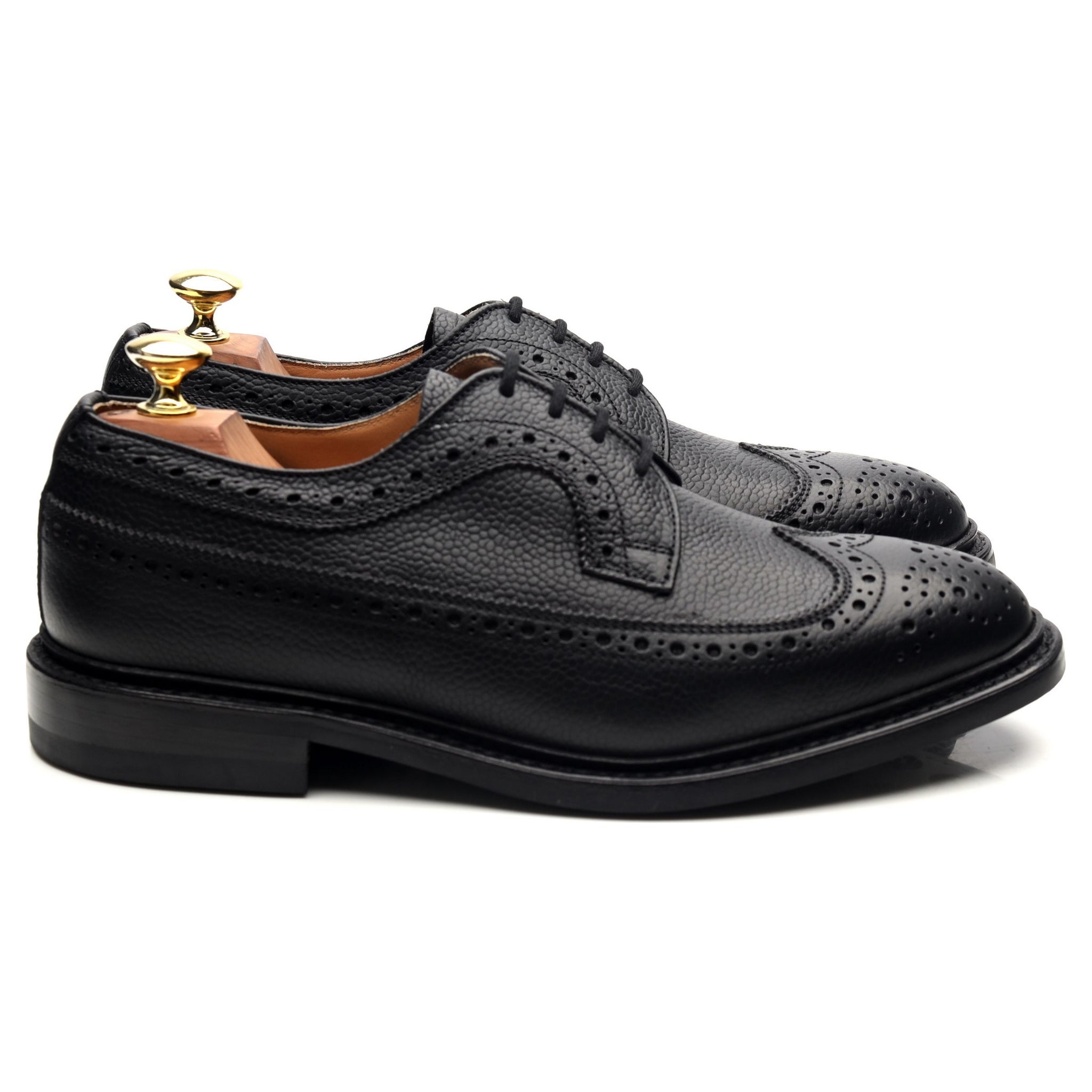 Tricker’s Fulton derby cuir noir pointure UK 7