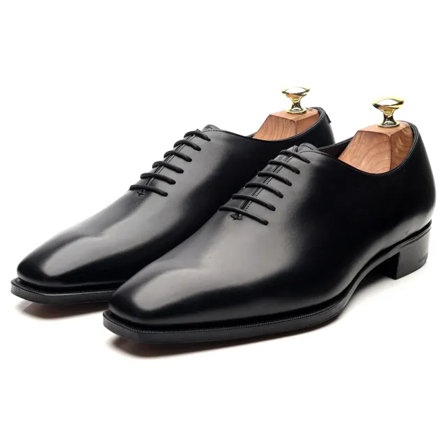 Gaziano & Girling Sinatra oxford cuir noir UK 8