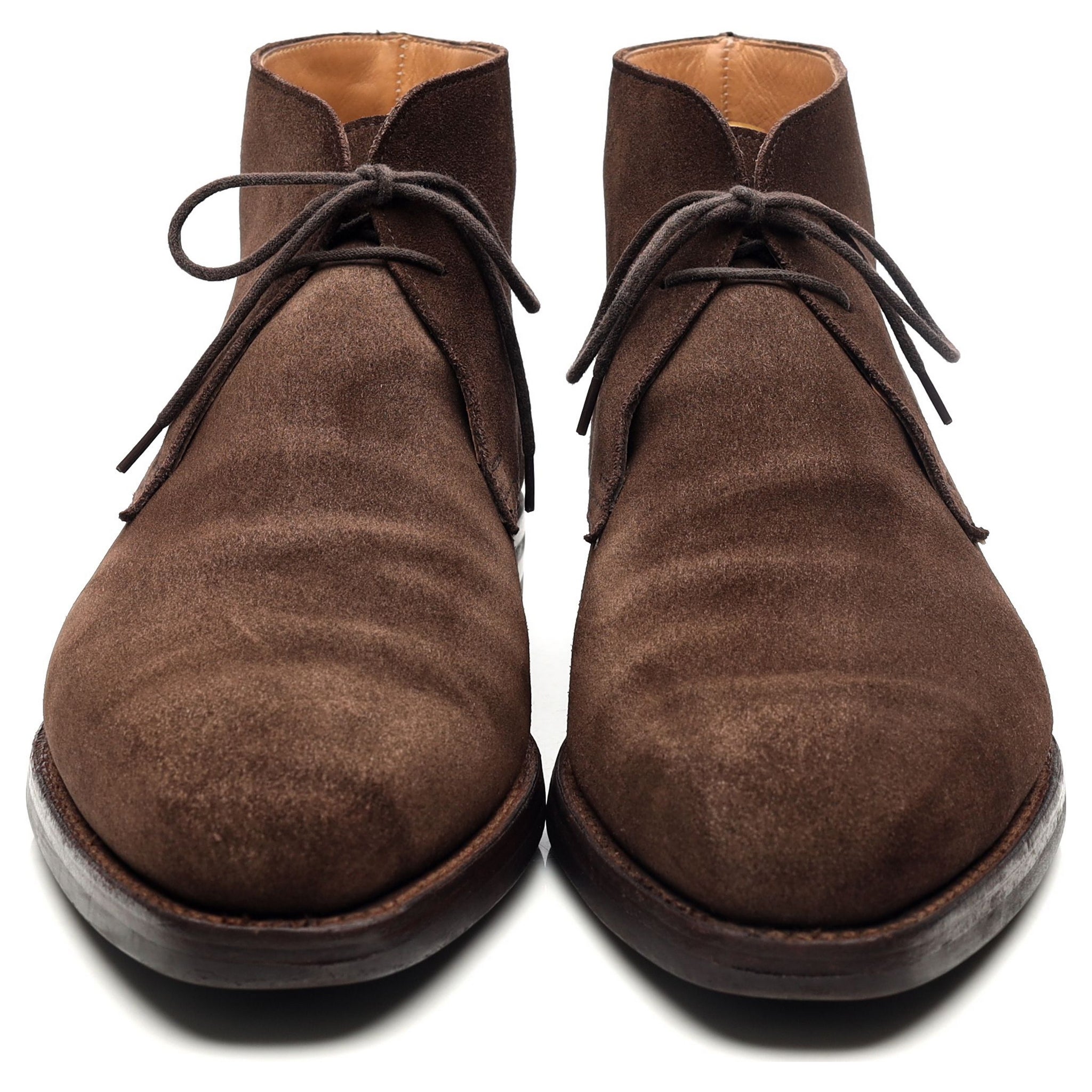Crockett & Jones Tetbury bottines daim marron UK 10