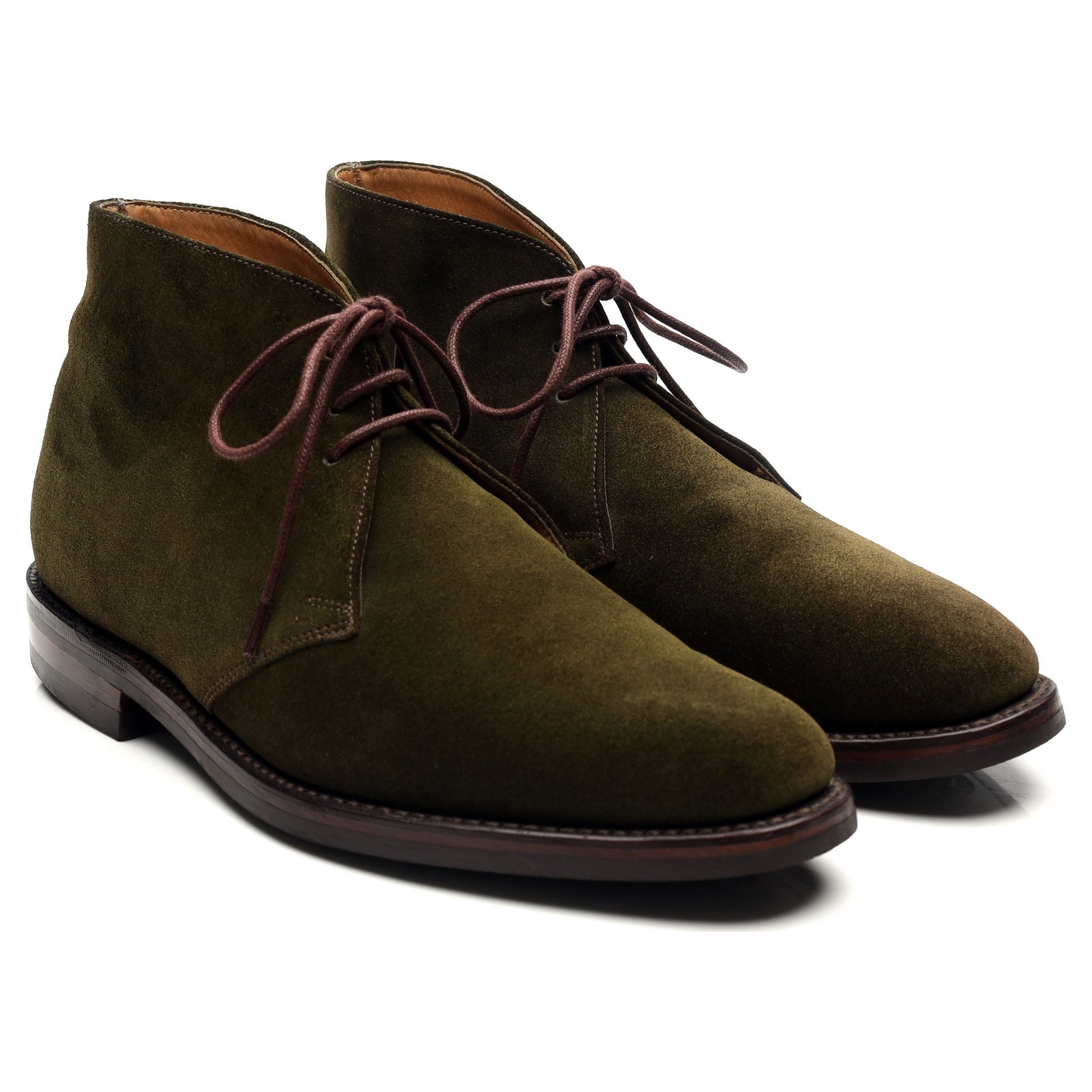 Loake 1880 Pimlico chukka boots daim vert UK 7,5