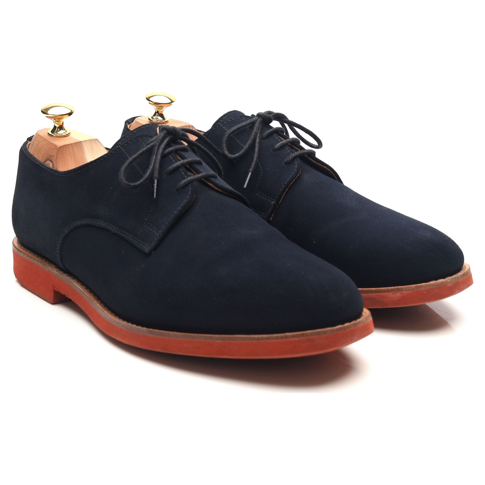 Mark McNairy Derby Suède Bleu Marine UK 11