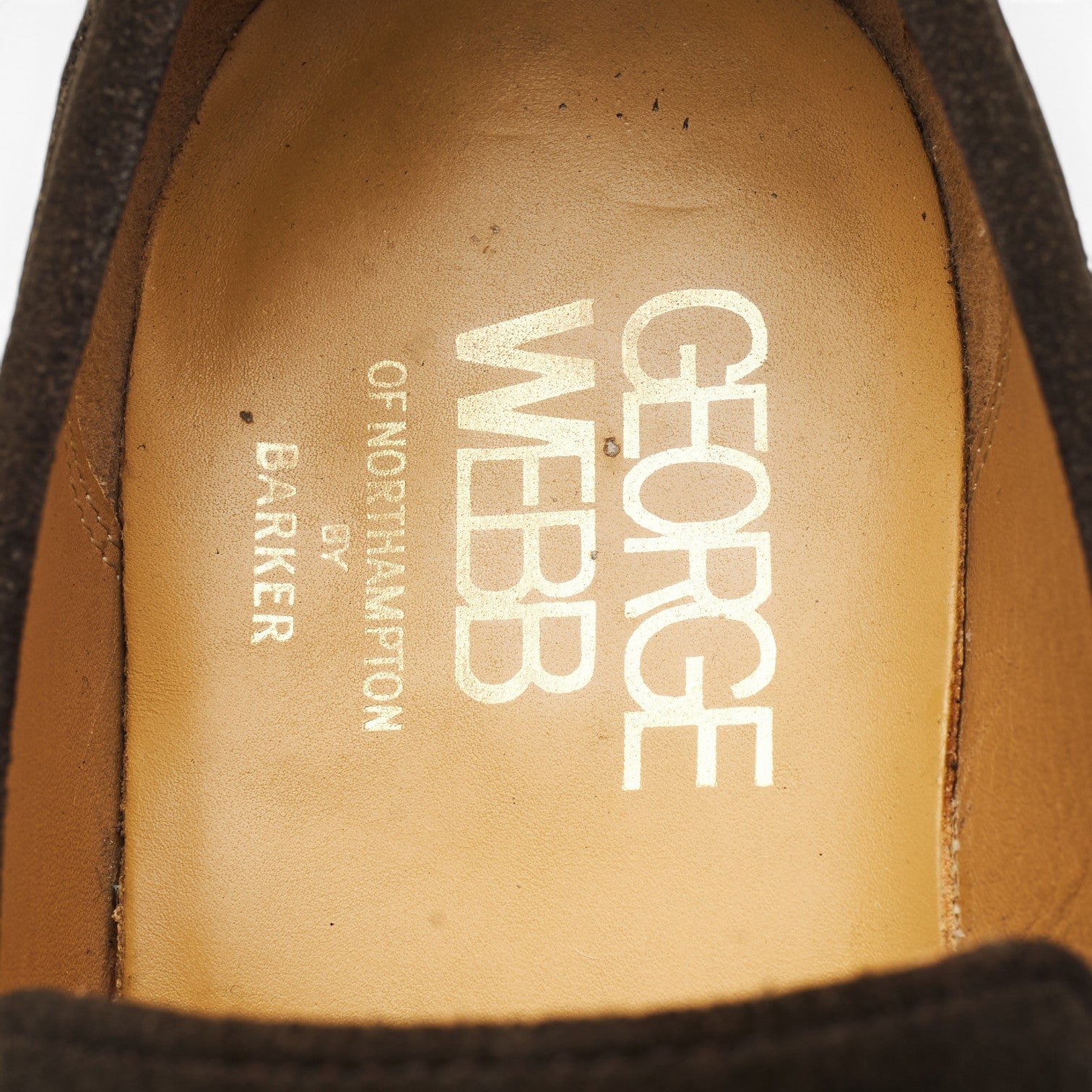 Barker Aldgate mocassins daim marron pointure 7 UK