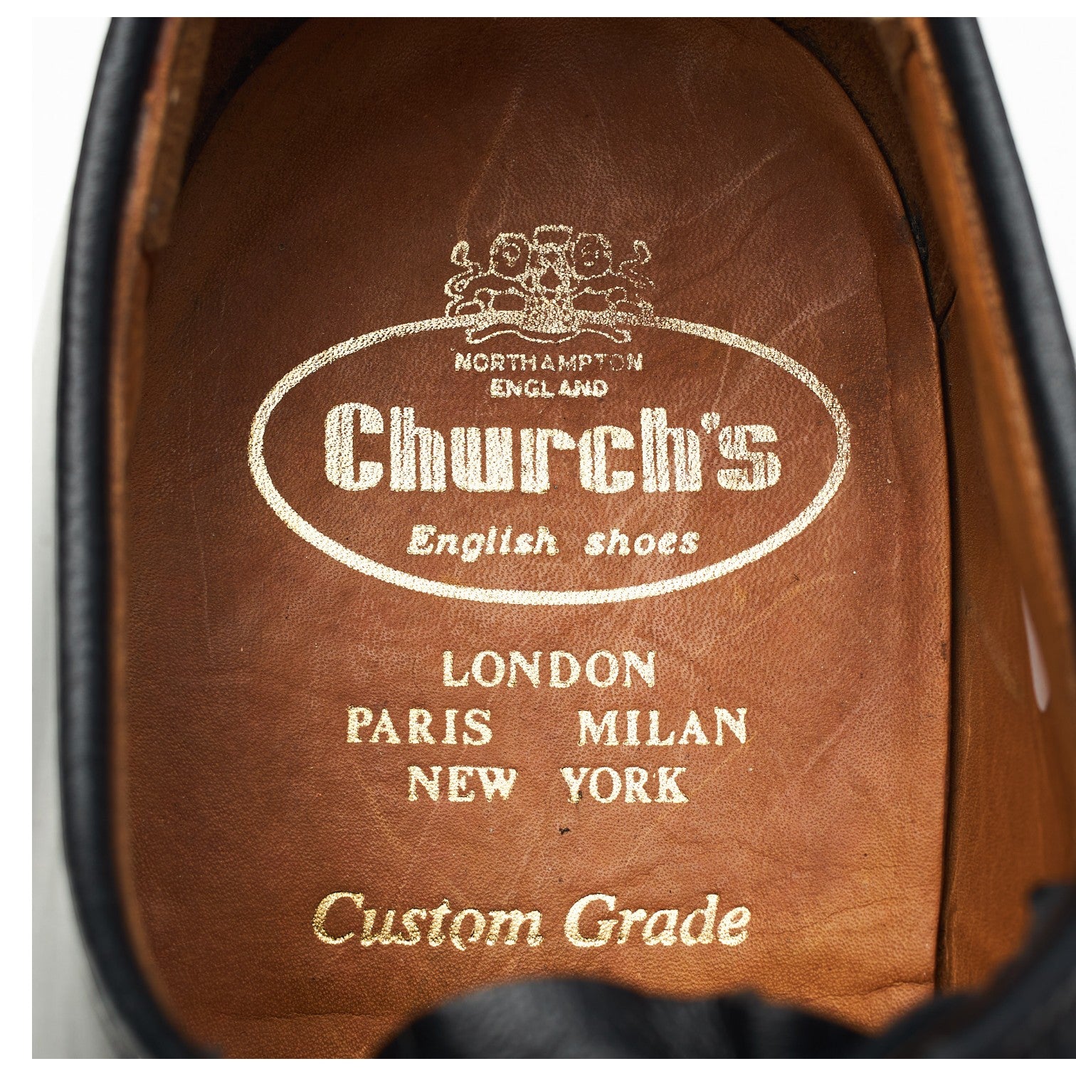 Church's Stratton derby cuir noir UK 8 G large