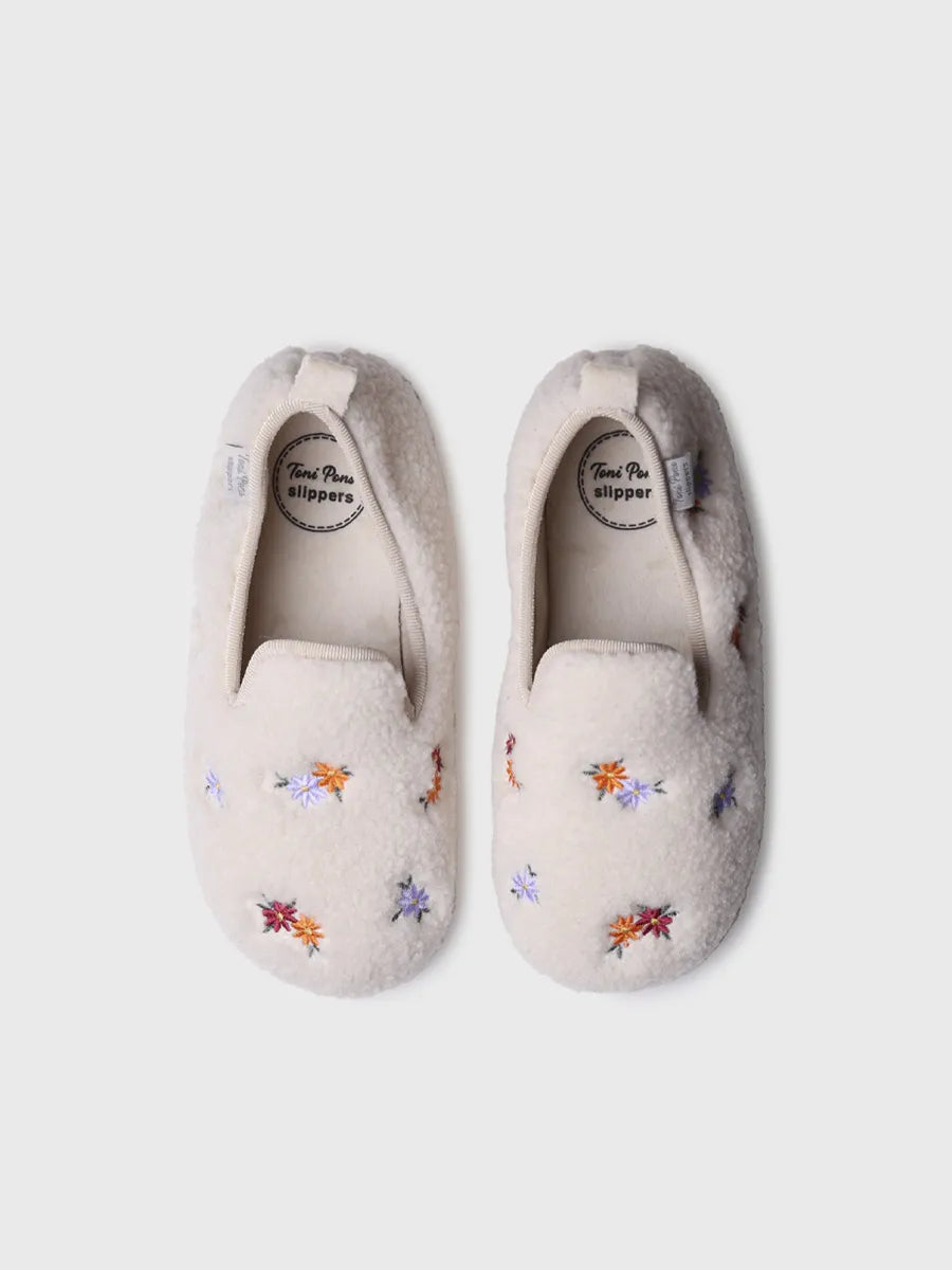 Toni Pons Maily-BB mule fourrée brodée femme
