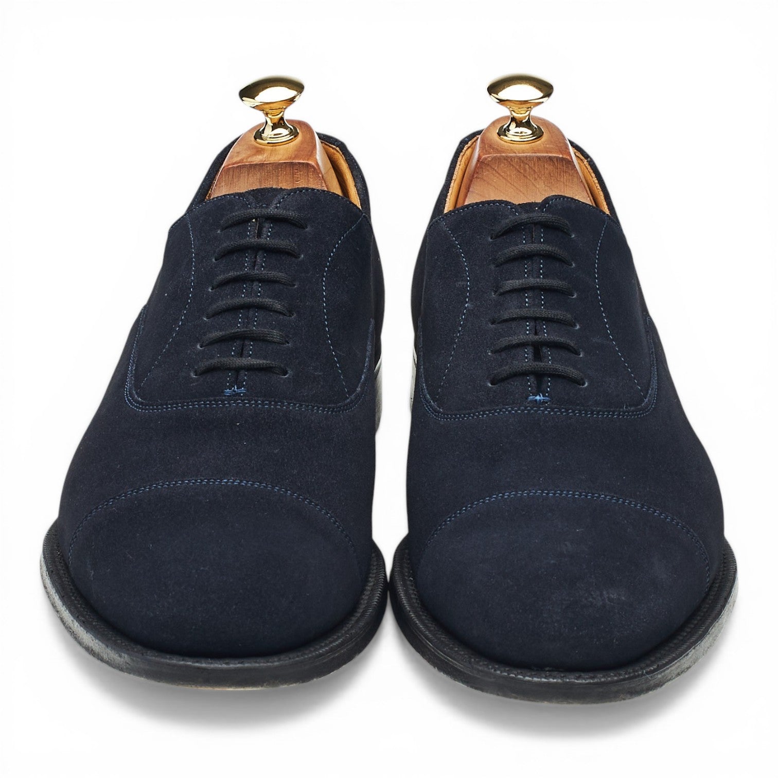 Church’s Dubai oxford daim bleu marine UK 9