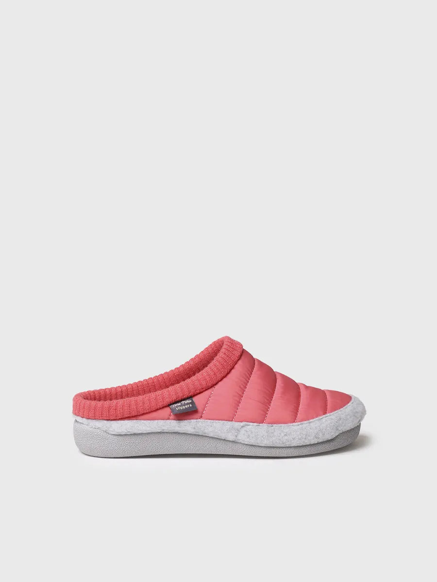 Toni Pons Mora-TK chausson femme fourré corail