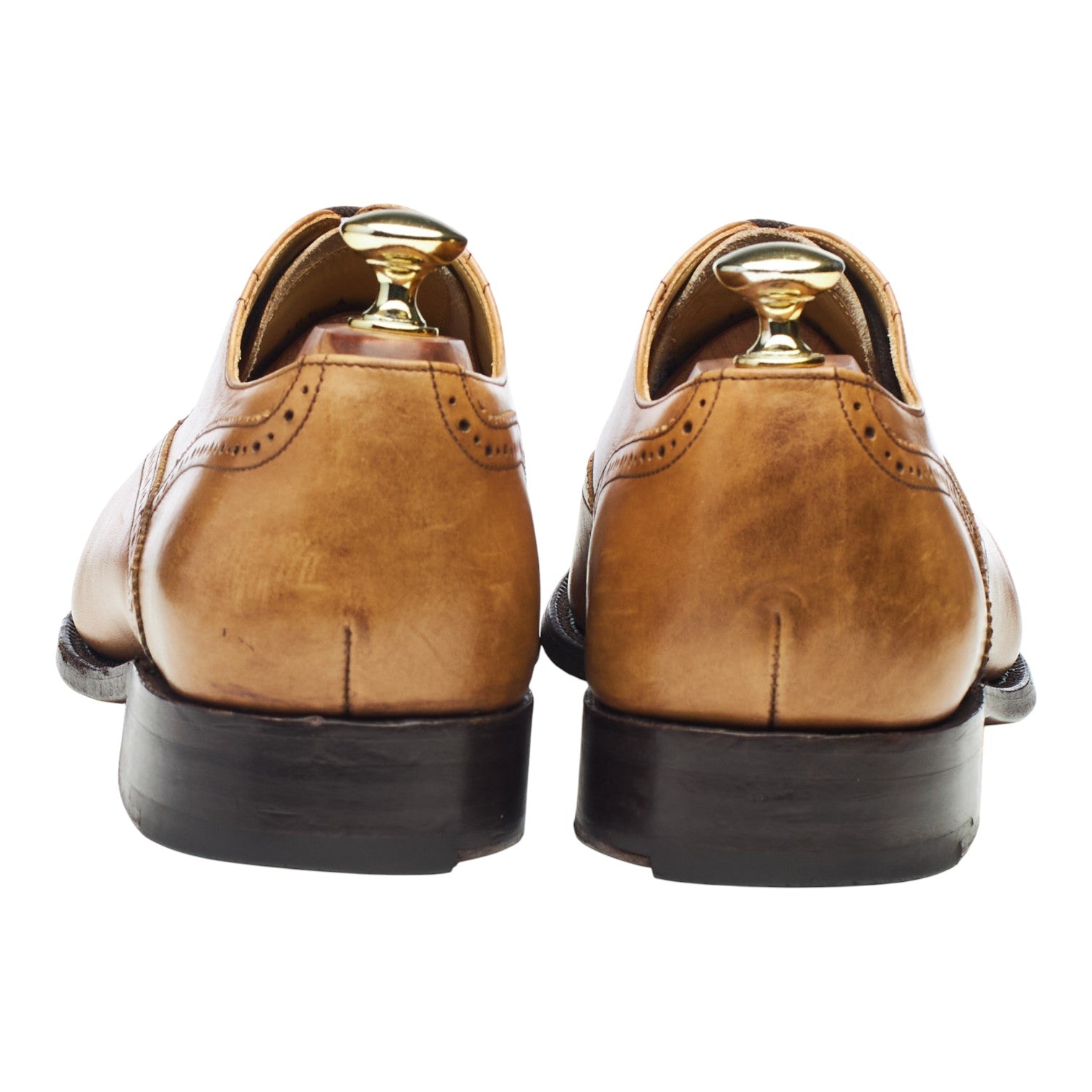 Barker Newcastle richelieu cuir conker UK 7