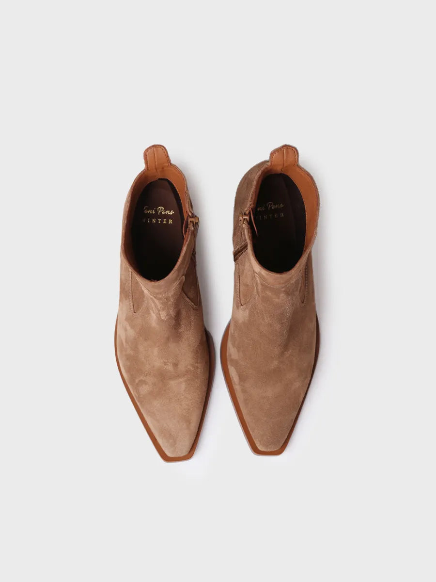 Toni Pons Ikia-SY bottines femme daim café