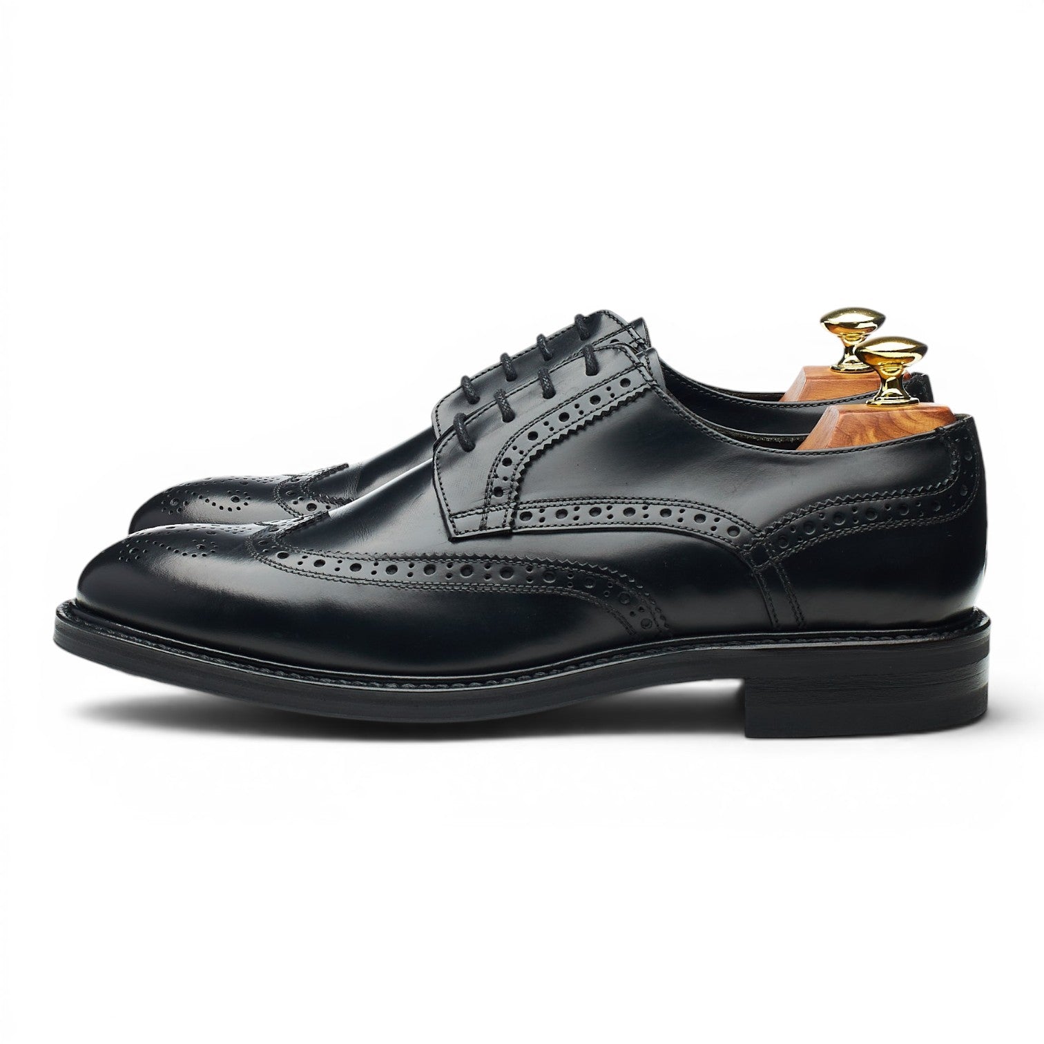 Herring Edinburgh derbies cuir noir pointure UK 7,5