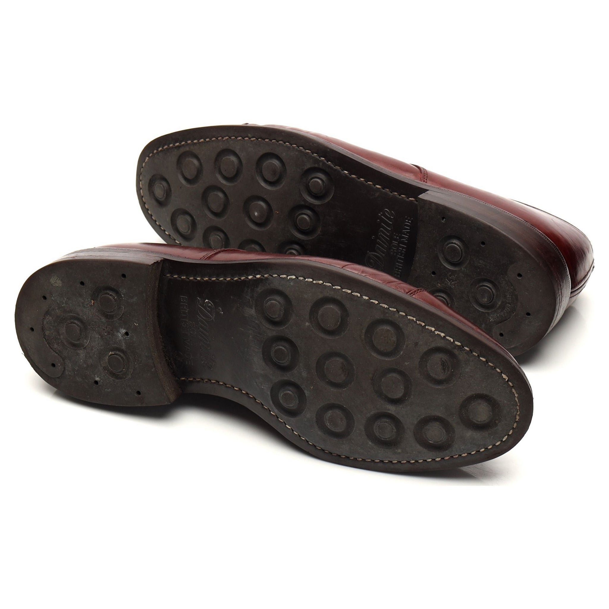 Tricker's derby cuir bordeaux UK 7.5