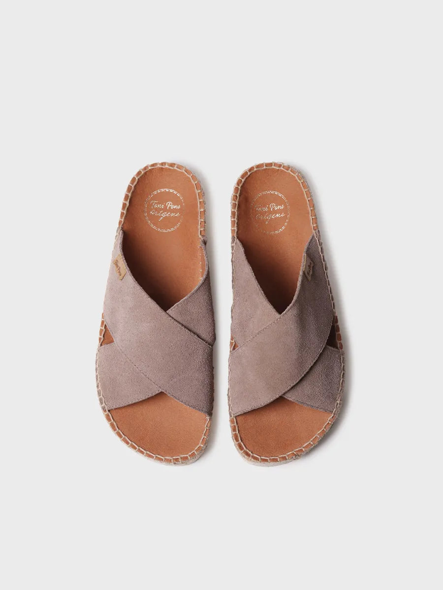 Toni Pons Bali-A sandale cuir taupe