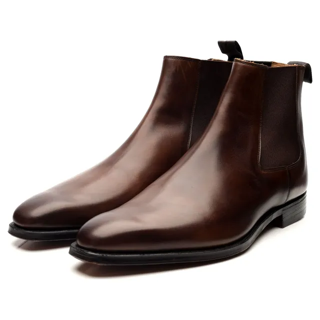 Crockett & Jones Lingfield boots chelsea marron UK 9