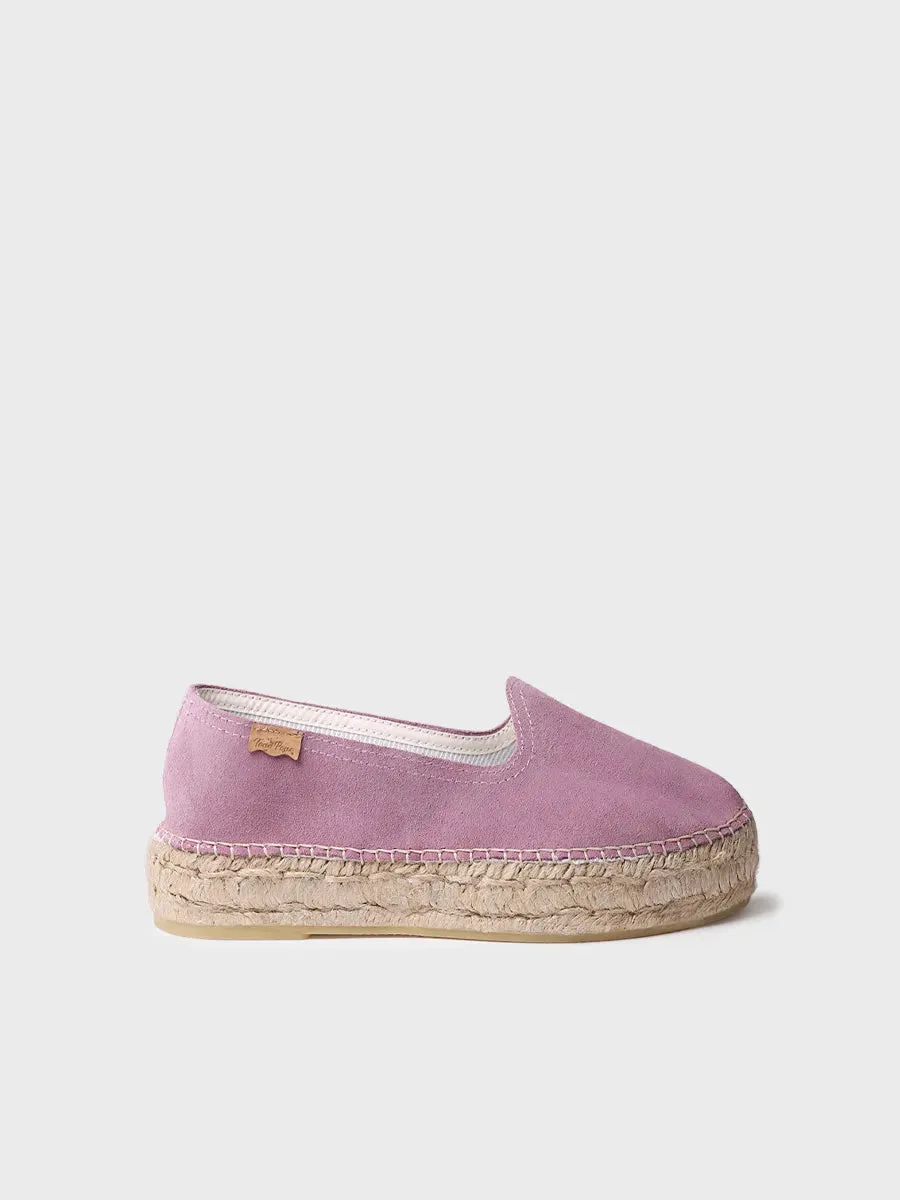 Toni Pons Keira espadrilles fermées suède lavande