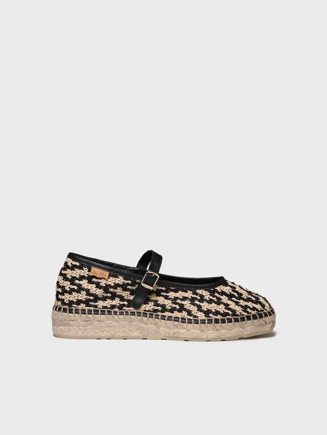 Toni Pons Inca-RP babies raphia boucle cuir