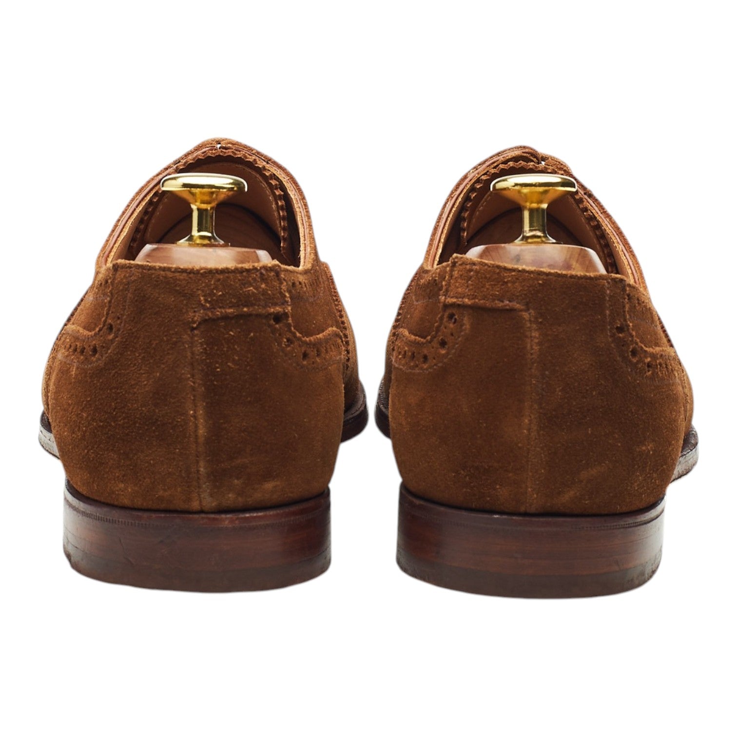 Crockett & Jones Westfield oxford brogue daim tabac 8,5