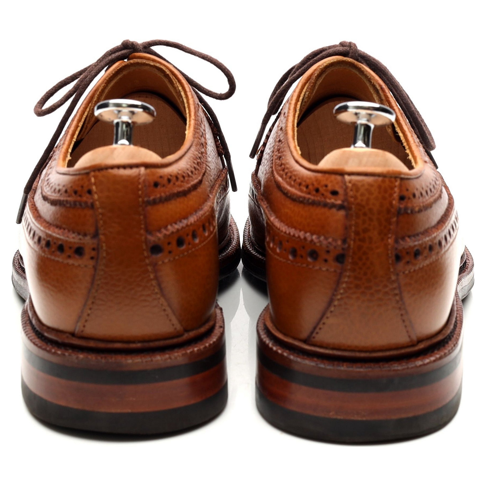 Meermin 101375 derbies cuir grain marron 8