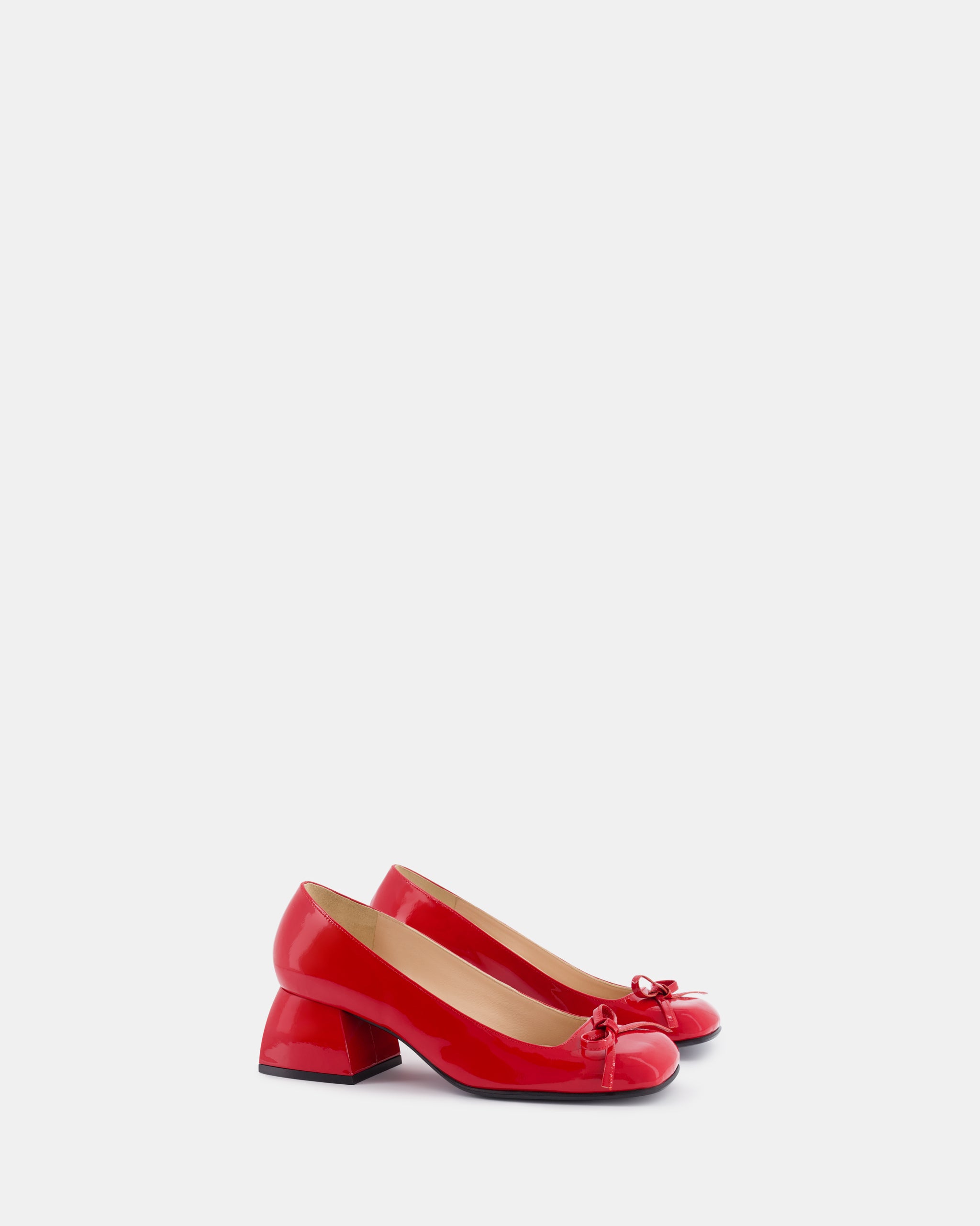 Nodaleto Bulla Node 50 escarpins rouges verni talon 5 cm