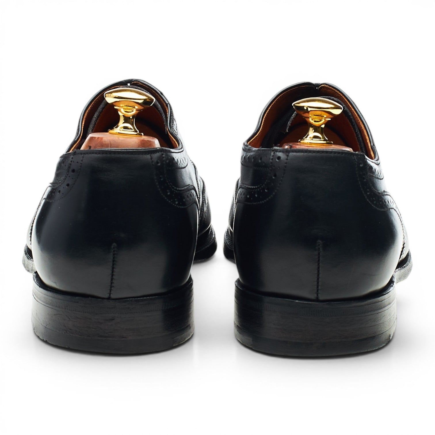 Barker Richelieu Brogue cuir noir 9.5 G