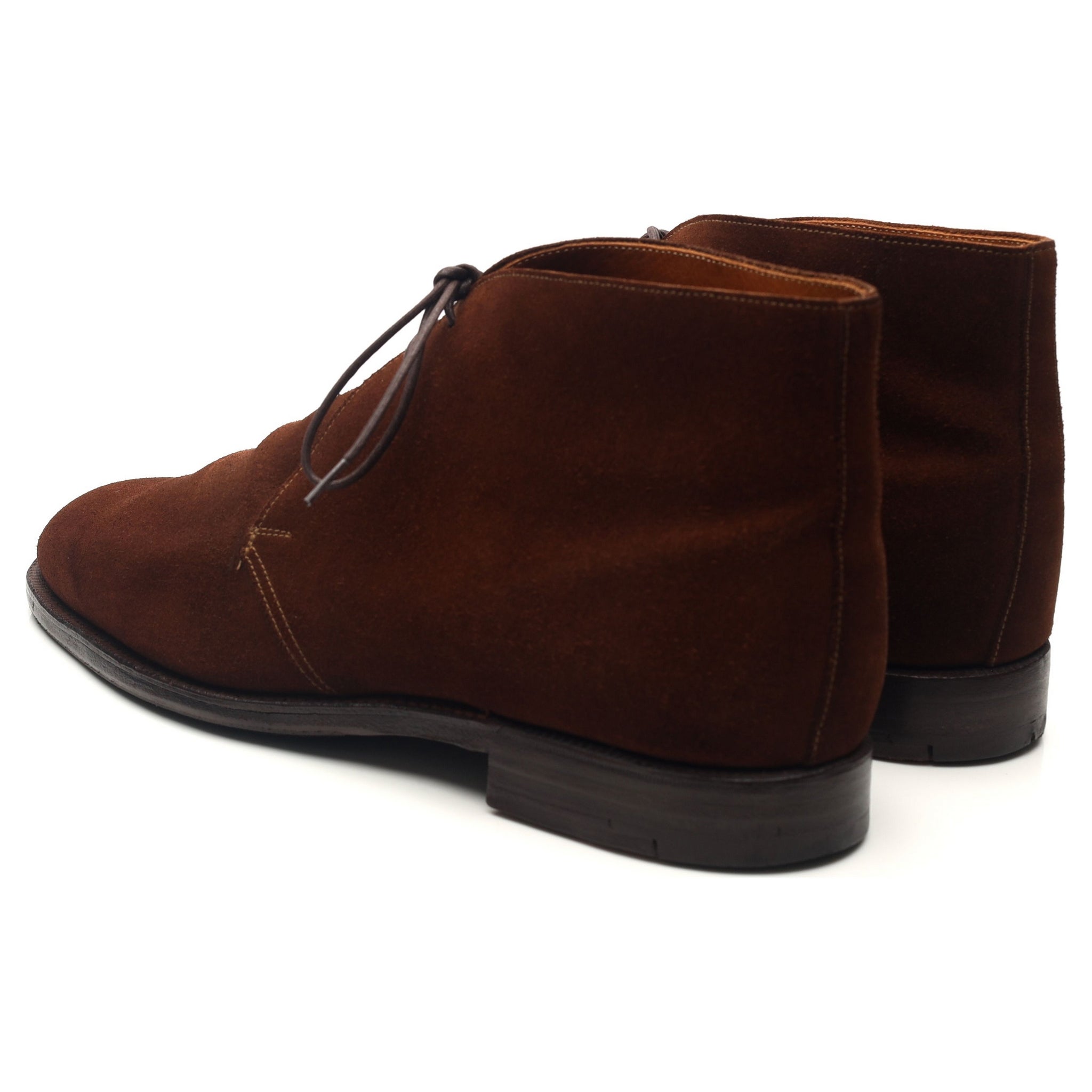 Crockett & Jones Chertsey boots daim marron UK 10.5