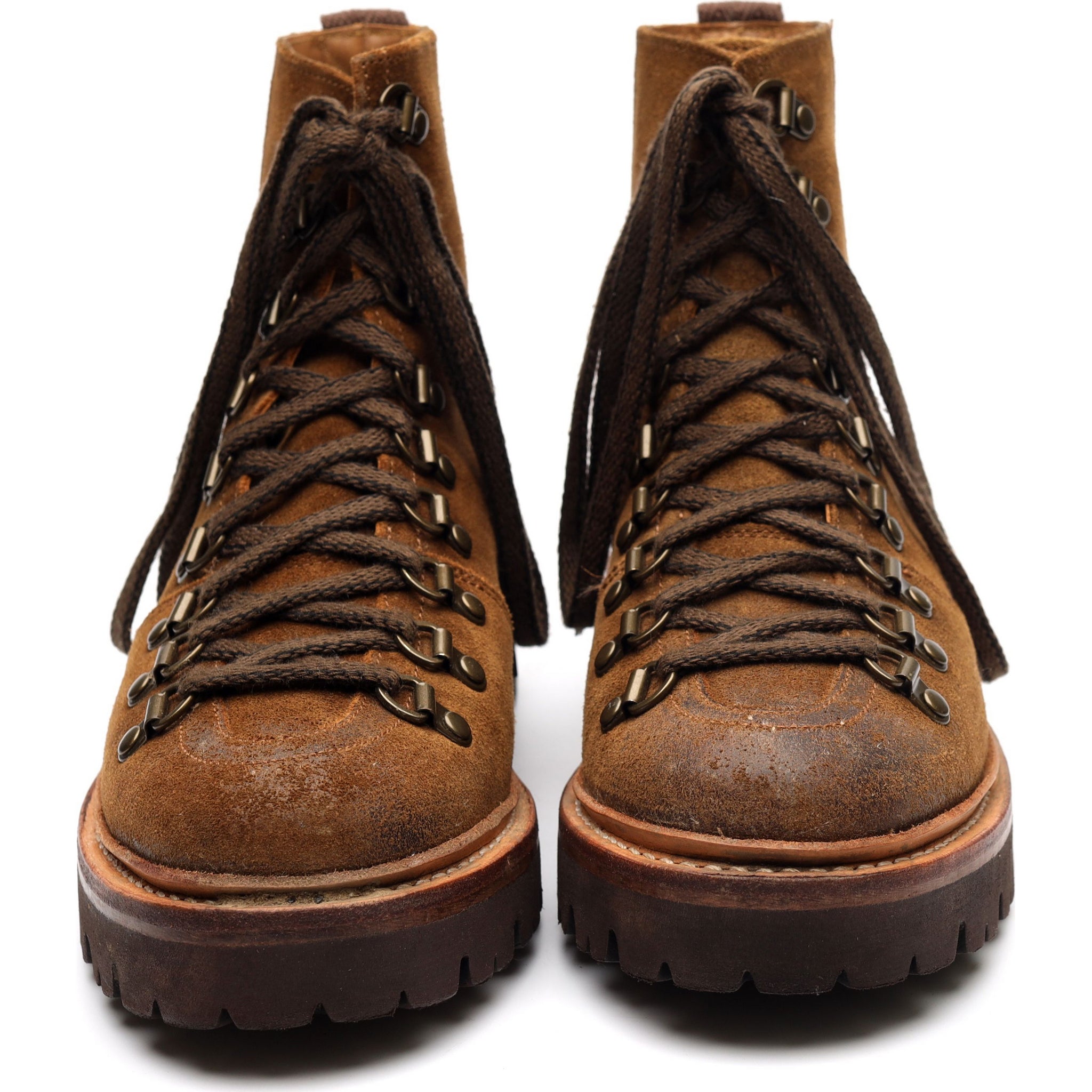 Grenson Nanette bottines randonnee daim marron pointure UK 4