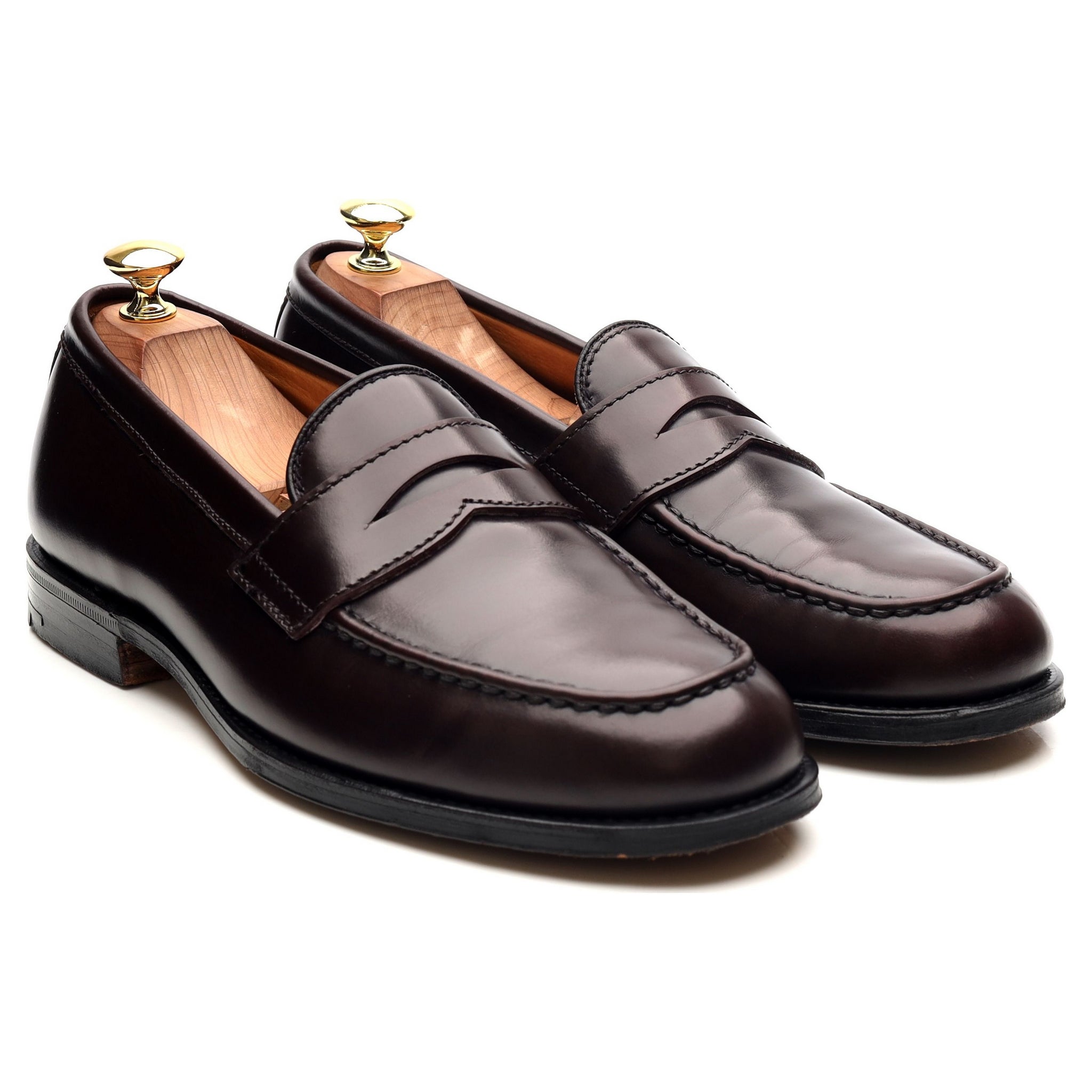 Church's mocassins cuir bordeaux homme UK 8.5
