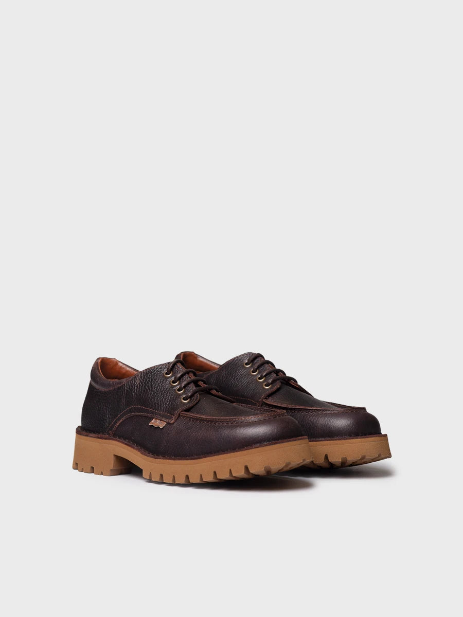Toni Pons Juli derbies cuir grainé semelle 4 cm