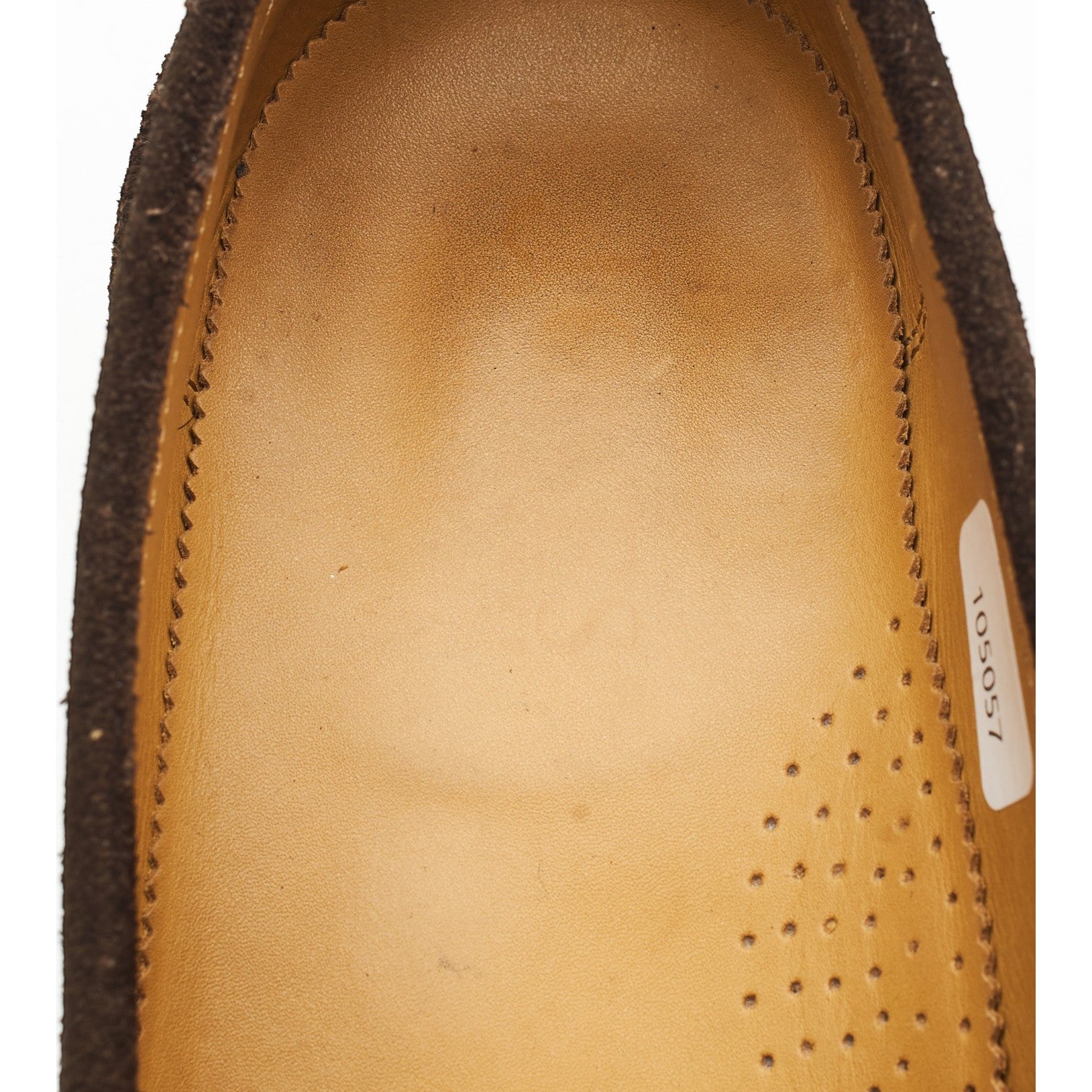 Jones Bootmaker mocassins glands daim marron UK 8
