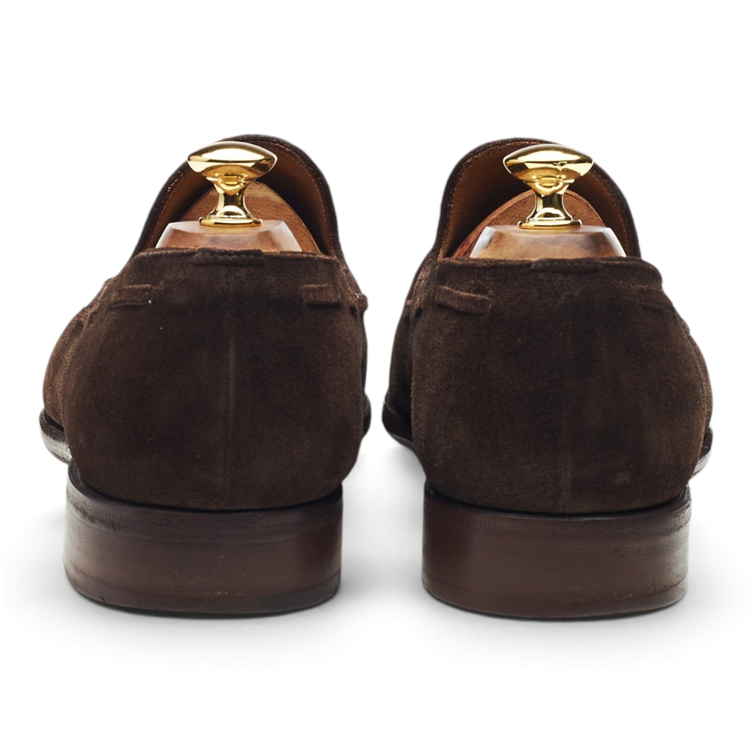 TLB Mallorca 144 Artista mocassin marron daim UK 10.5