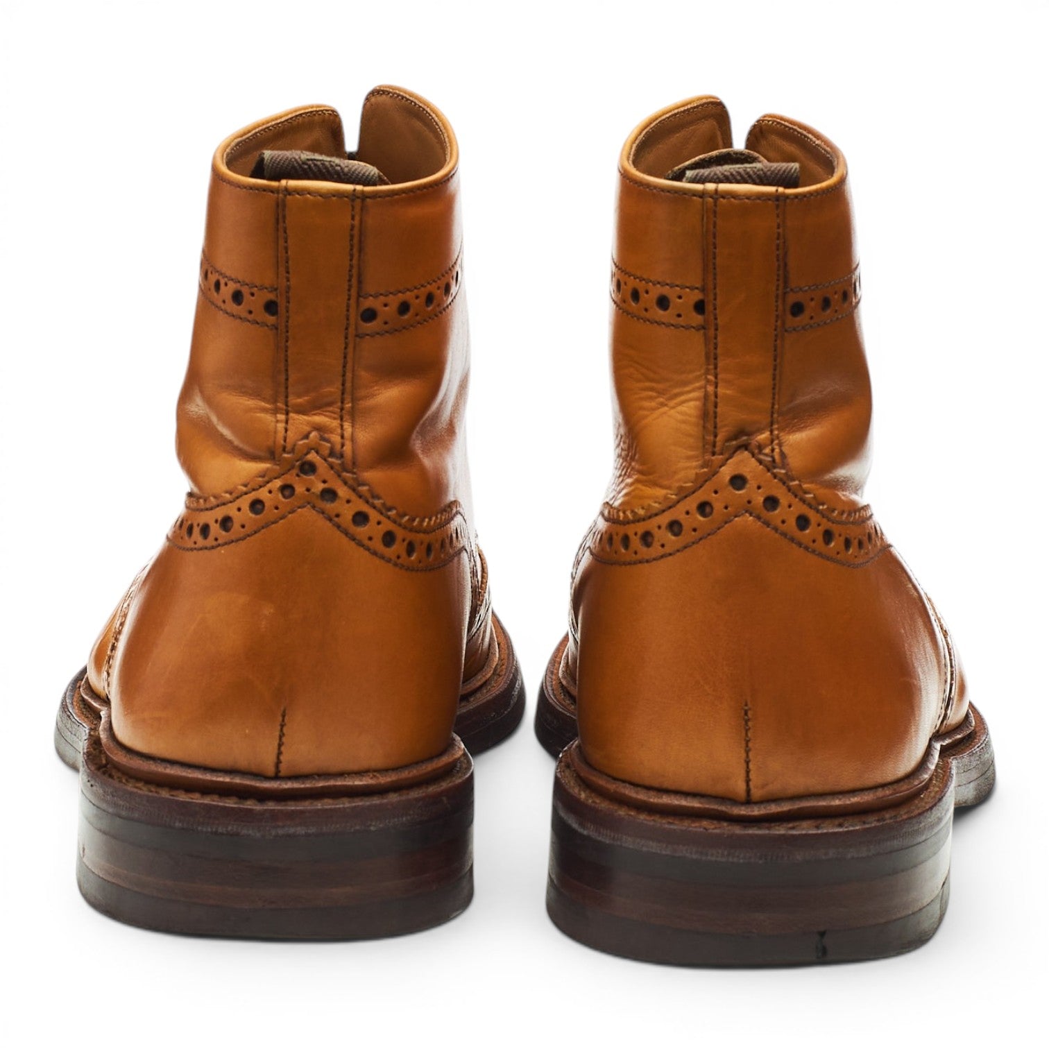 Loake 1880 Burford 2 boots cuir marron UK 8,5 semelle cuir