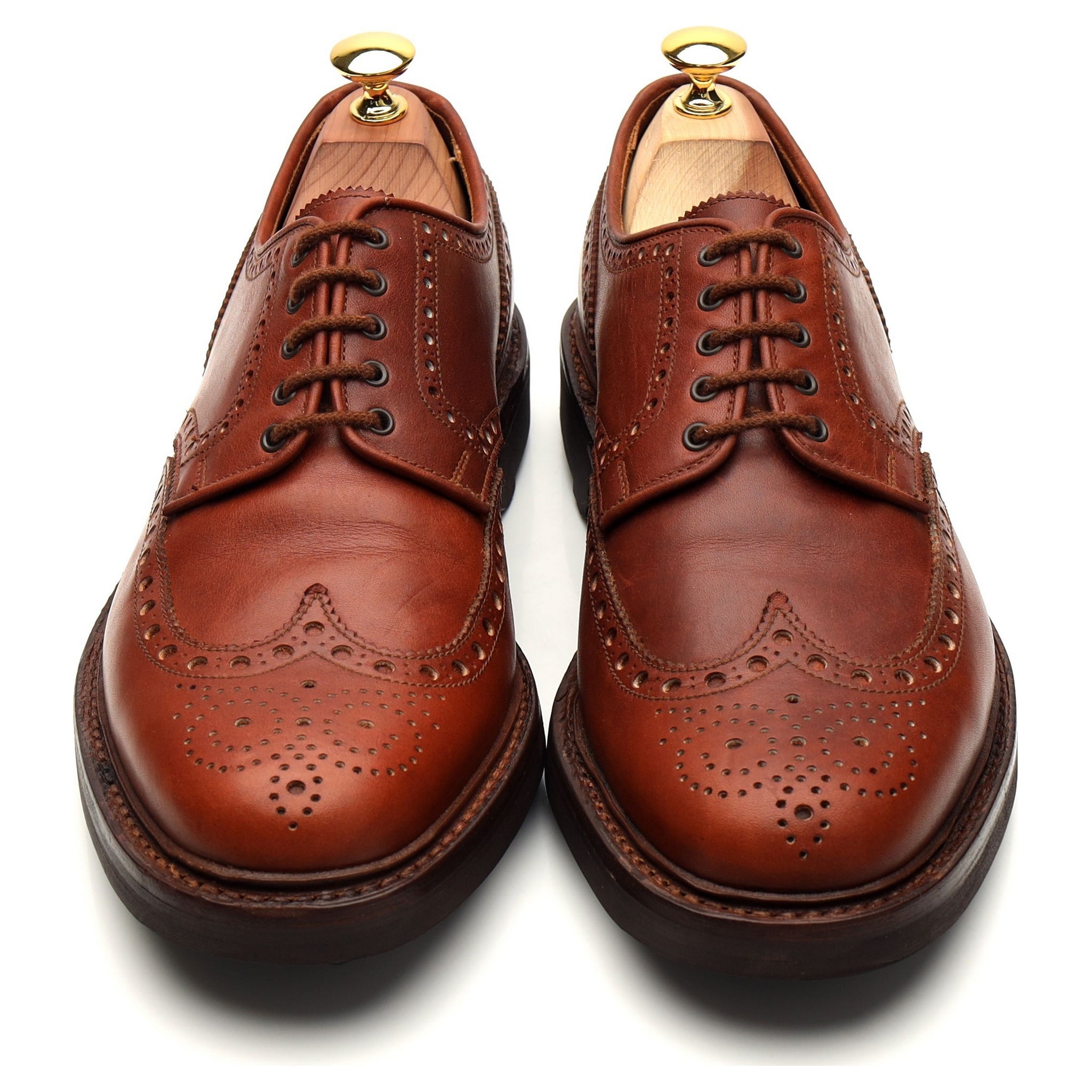 Crockett & Jones Warwick derbys cuir marron clair 7,5 UK
