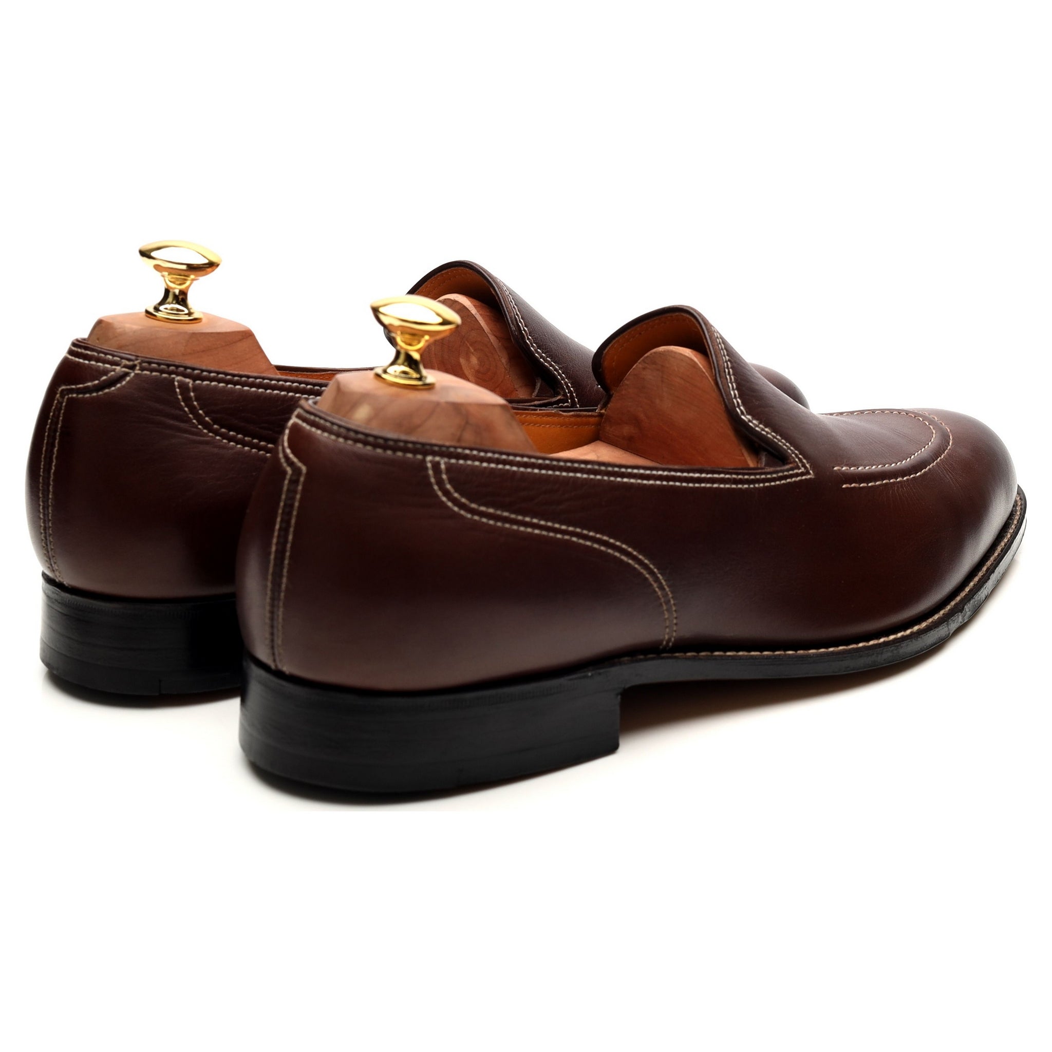 John Lobb Bahamas mocassins cuir marron 10 UK