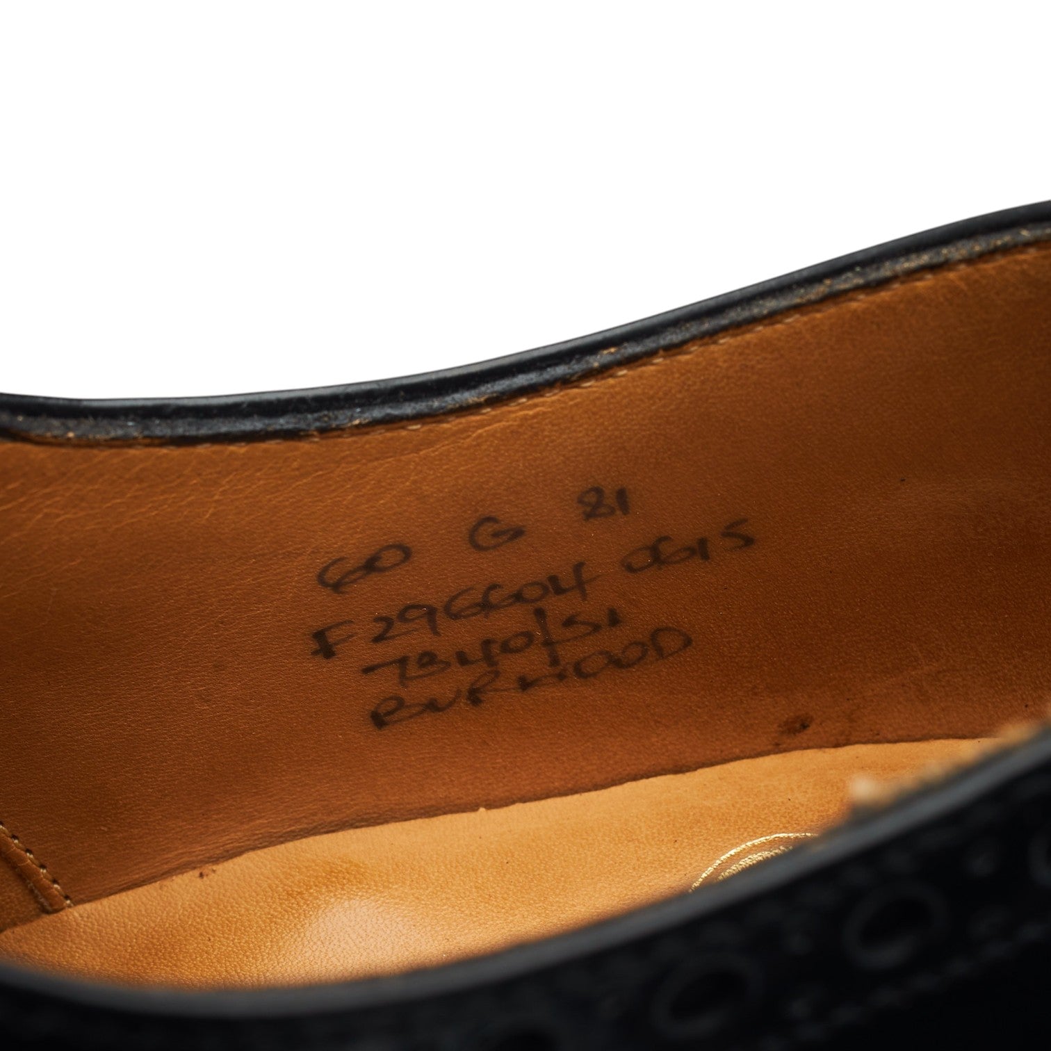 Church's Burwood richelieu cuir noir pointure UK 6