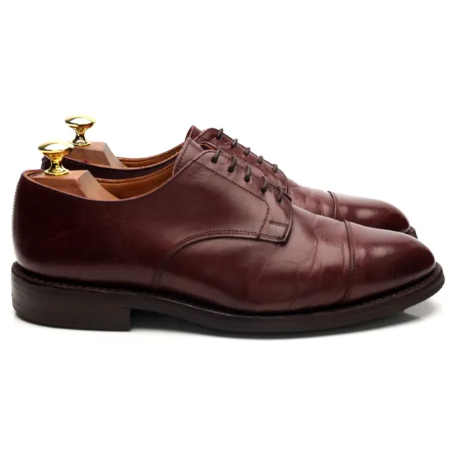Tricker's derby cuir bordeaux UK 7.5