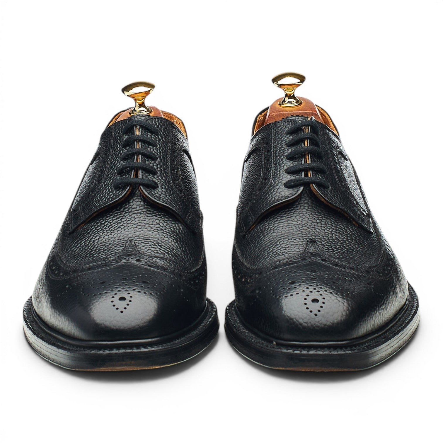 Cheaney Tedder derby cuir grainé noir UK 10