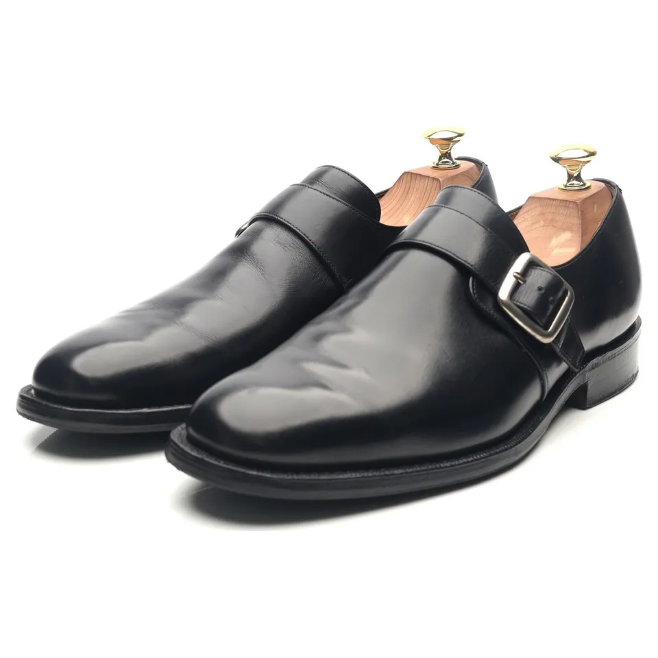 Church's Abington chaussures monk cuir noir pointure UK 8