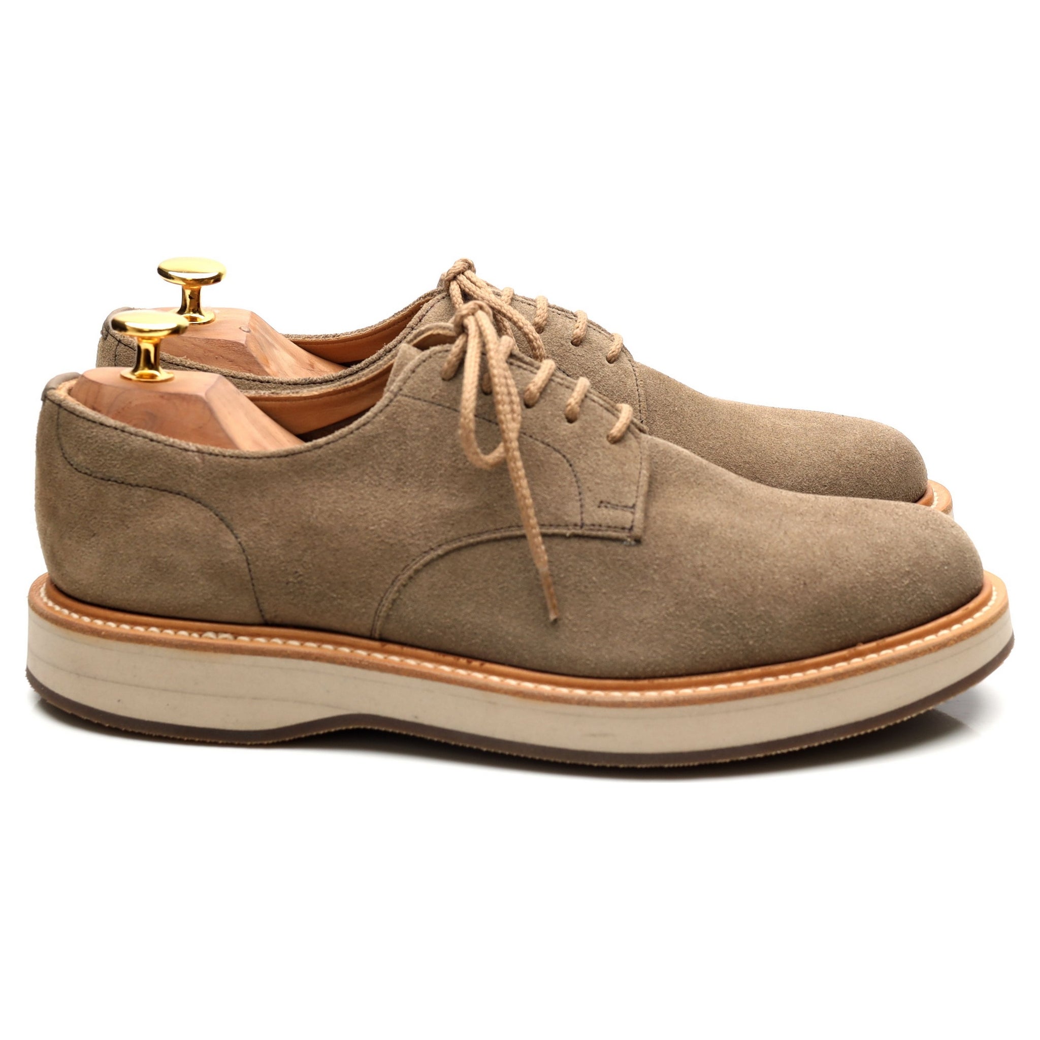 Church's Leyton 2 derby daim pierre UK 6.5