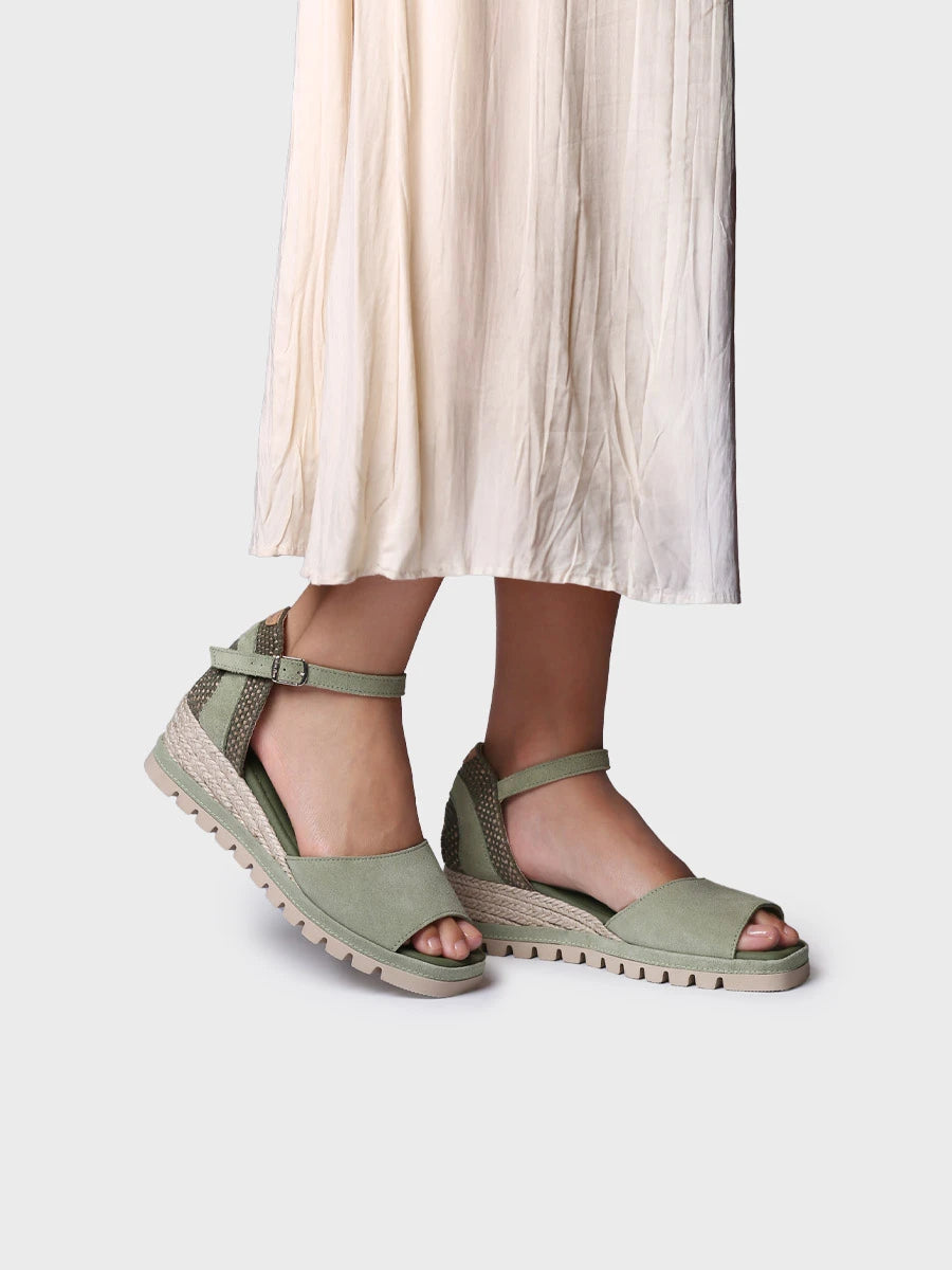 Toni Pons Brisa espadrilles compensées suède 5 cm
