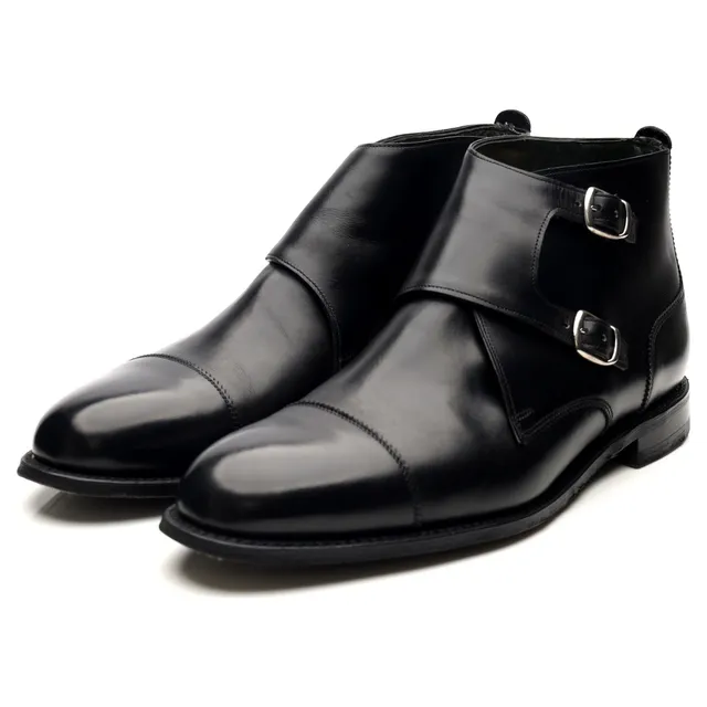 Cheaney Freeman boots double boucle noir 10,5 UK